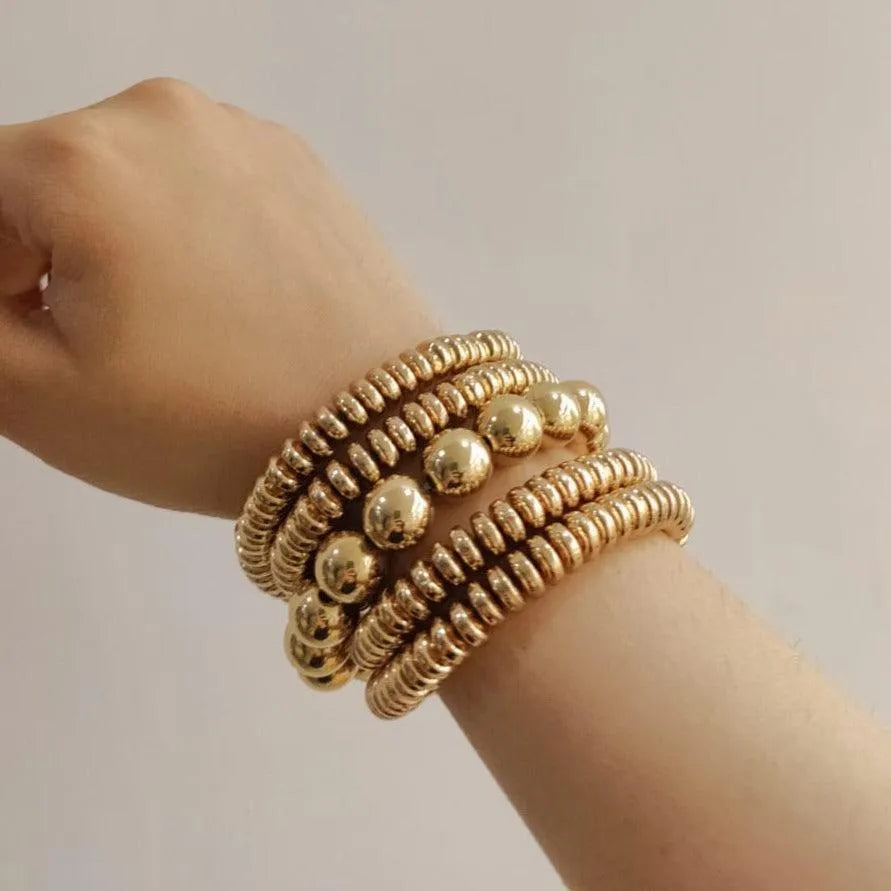 Stacked Gold & Silver Bracelets to Elevate your Wristwear Style