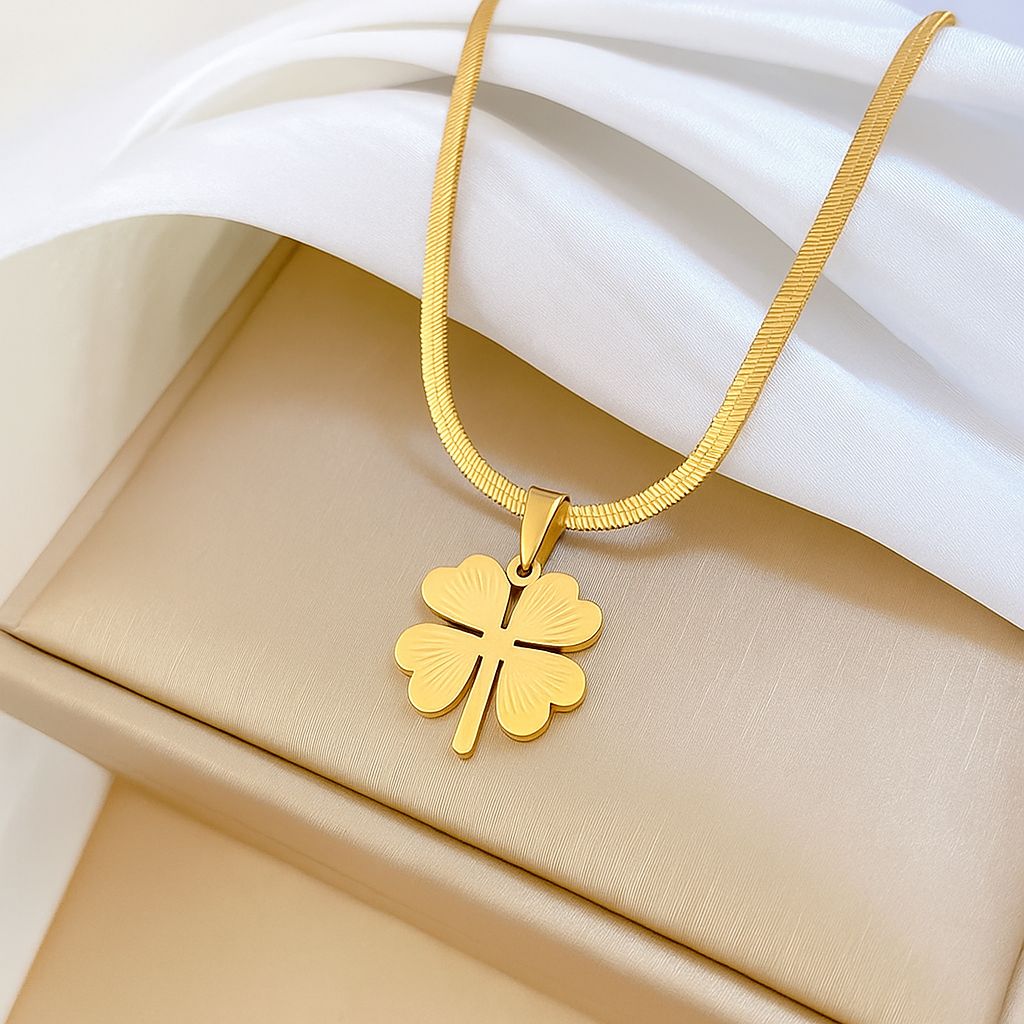 TFC Love Flower Gold Plated Pendant Necklace