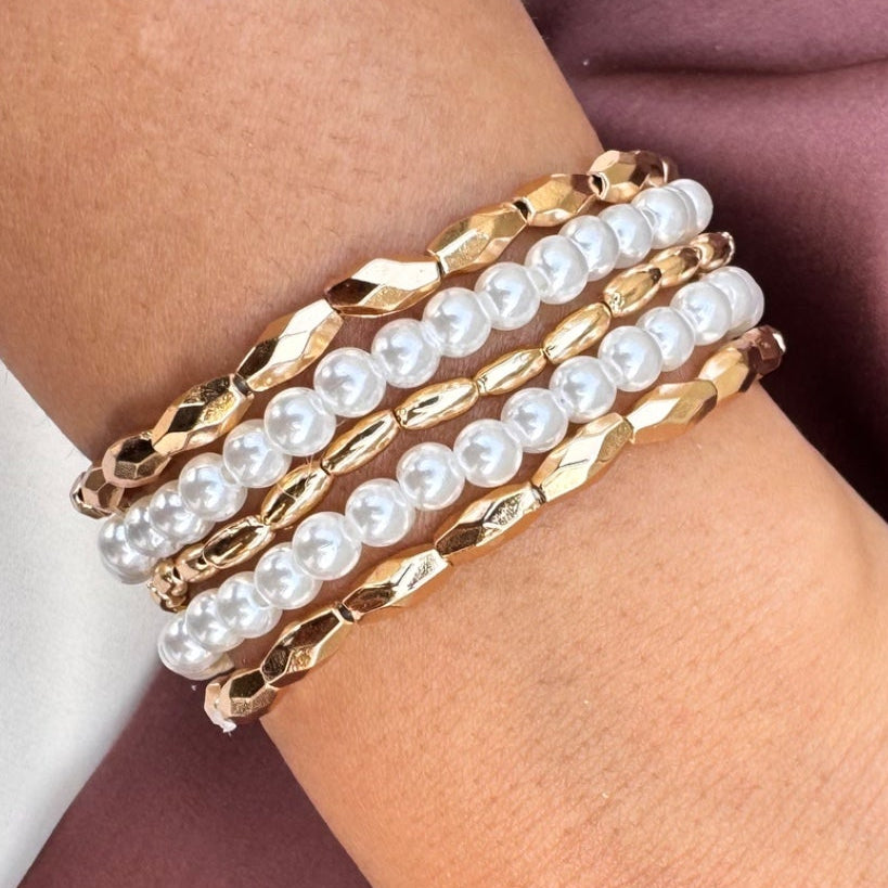 TFC Everyday Luxe Gold Plated Bracelet (set of 5)