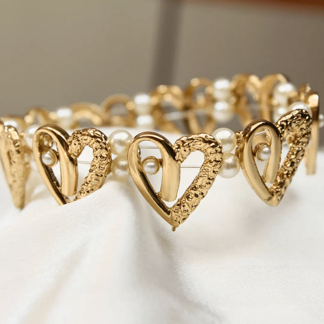 TFC Queen of Hearts Gold Plated Bracelet