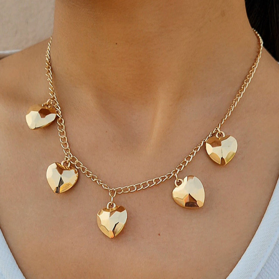 TFC Heart Blossom Gold Plated Necklace