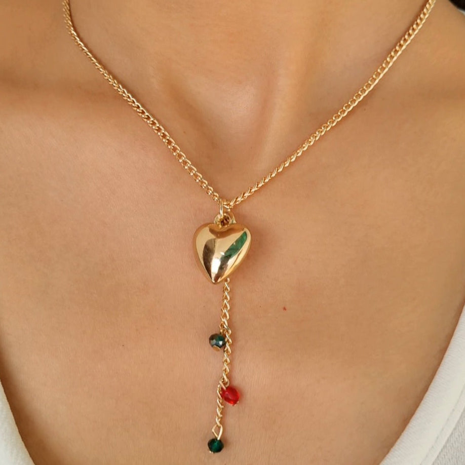 TFC Lover's Glow Gold Plated Necklace