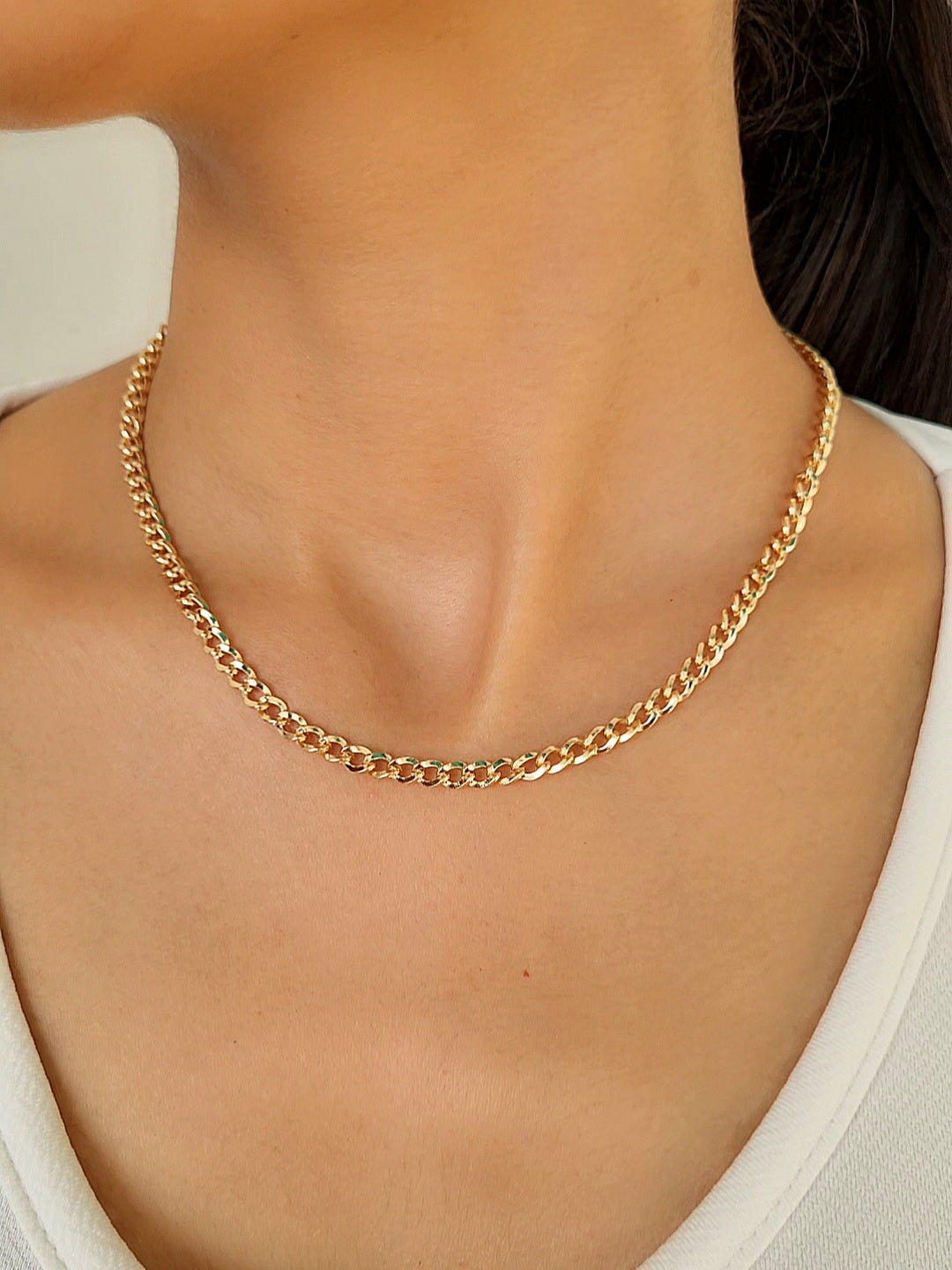 TFC Regal Chainline Gold Plated Chain Necklace