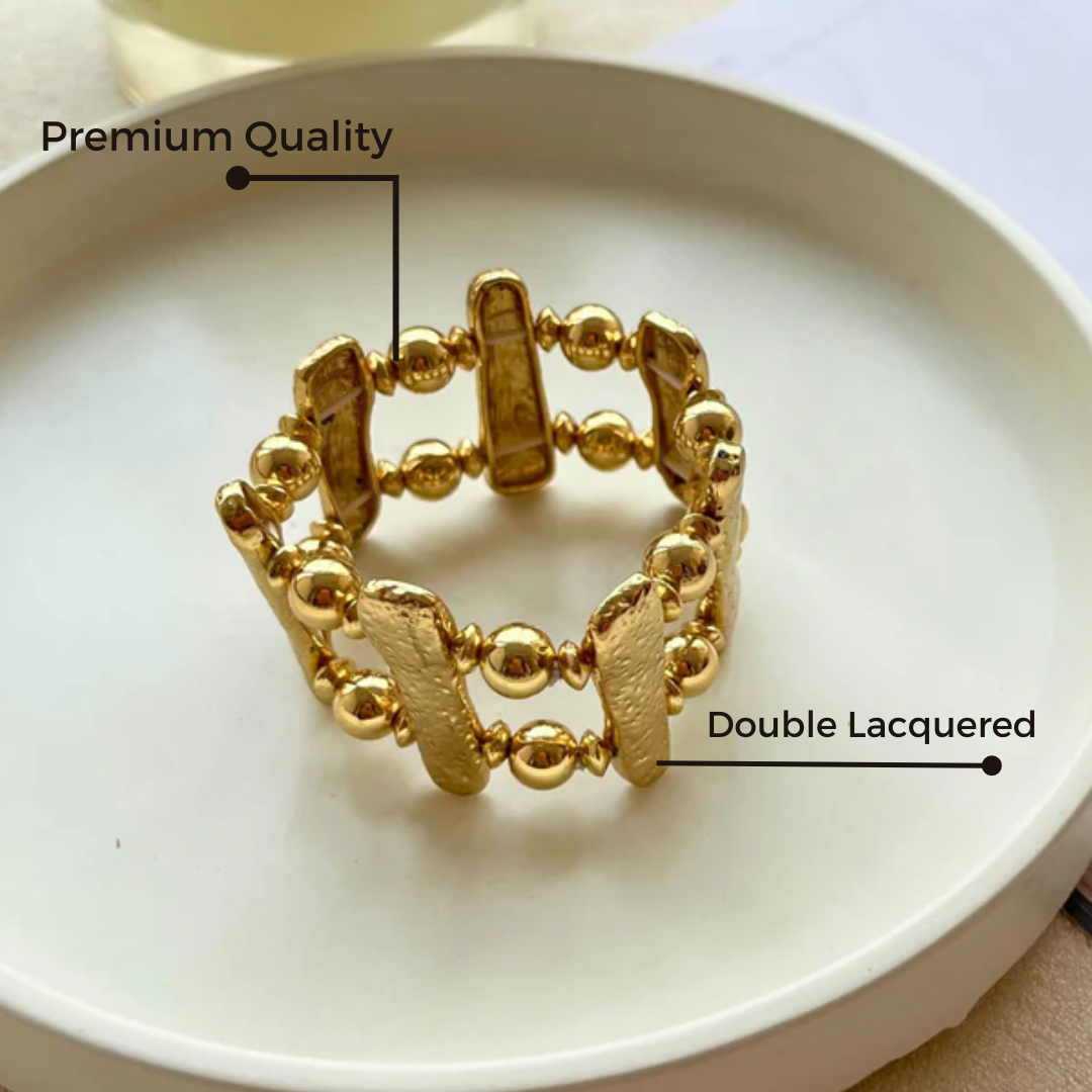 TFC Aureate Gold Plated Adjustable Bracelet Band
