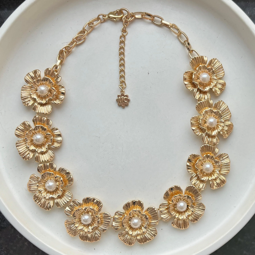 TFC Bloom Essence Gold Plated Necklace