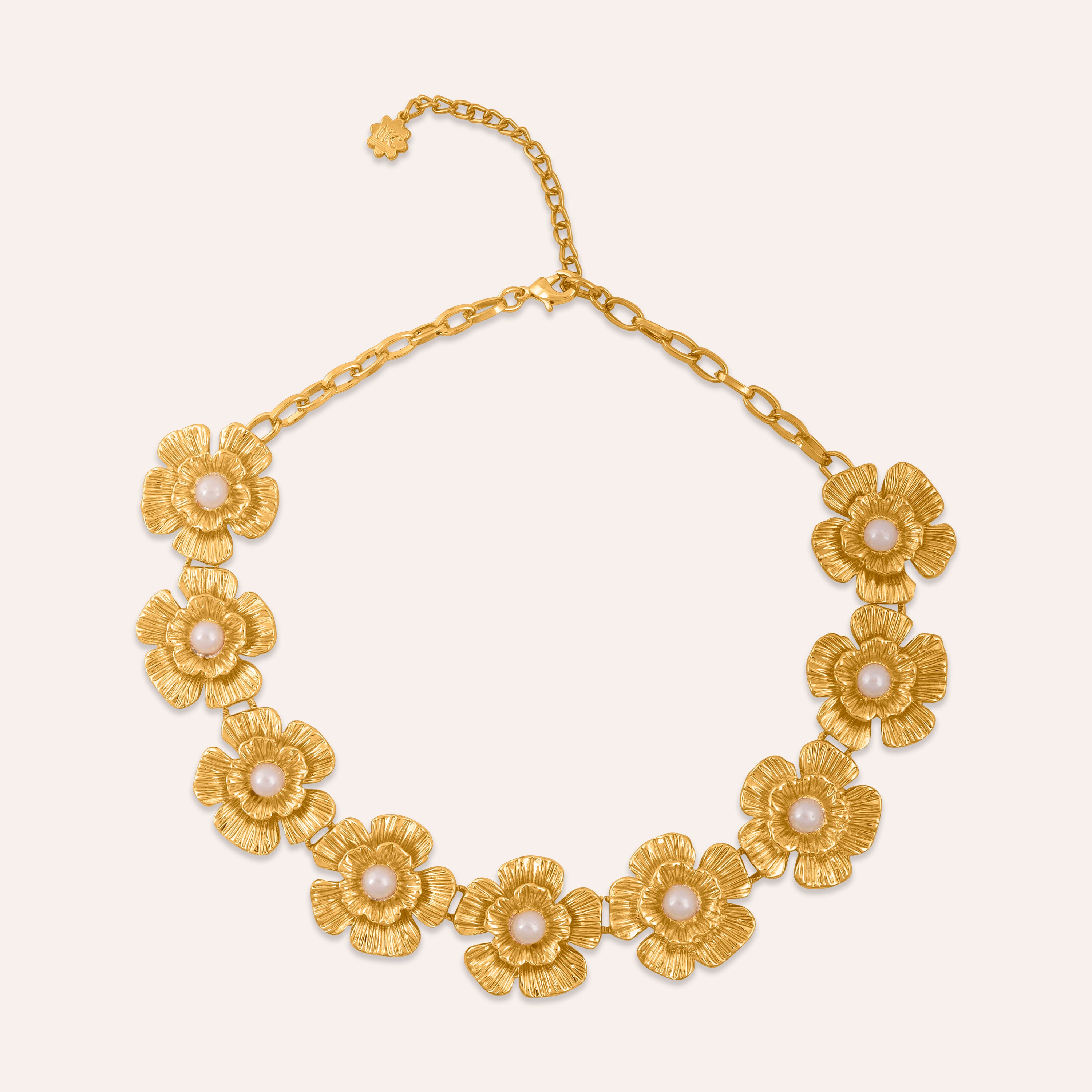 TFC Bloom Essence Gold Plated Necklace