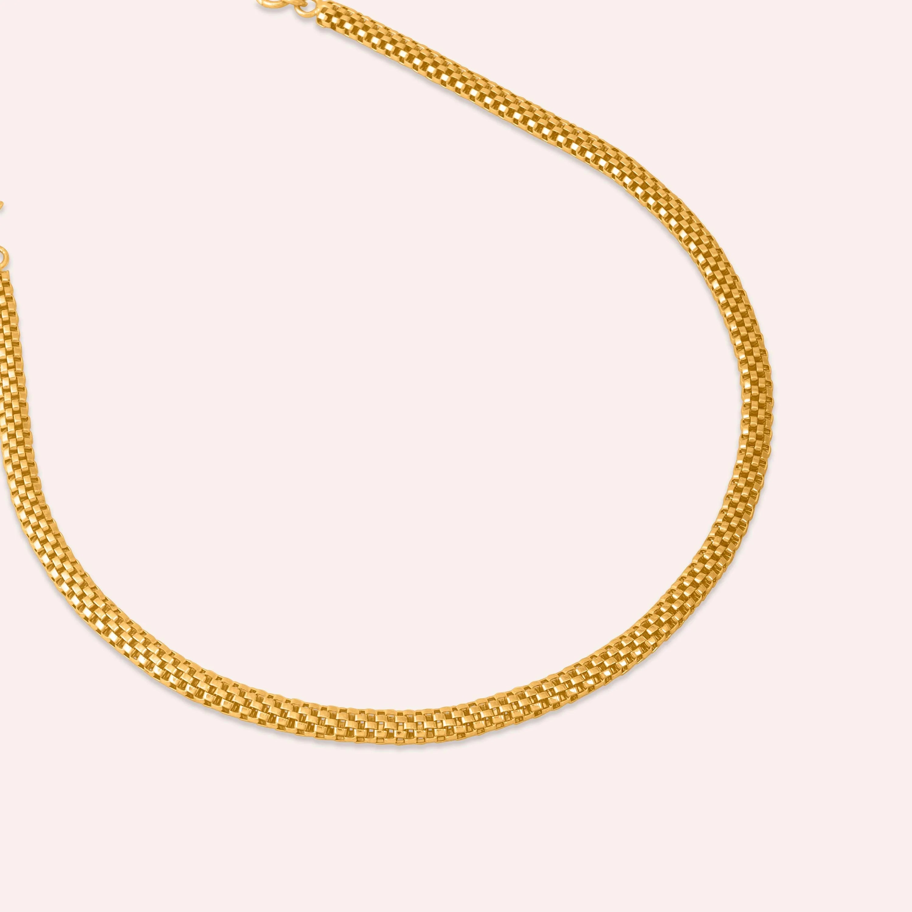 TFC Boulogne Gold Plated Chain Necklace