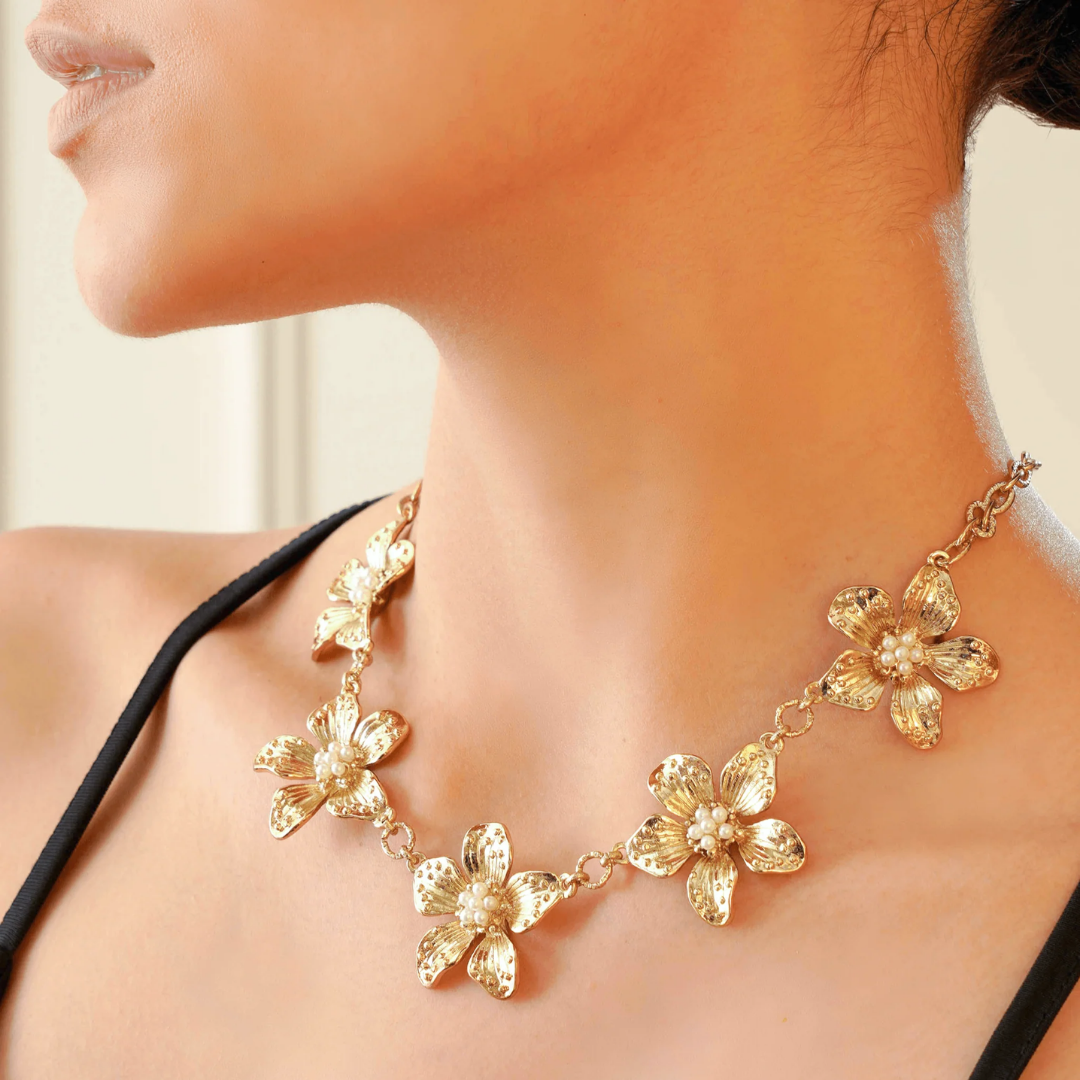 TFC Buttercup Statement Gold Plated Necklace