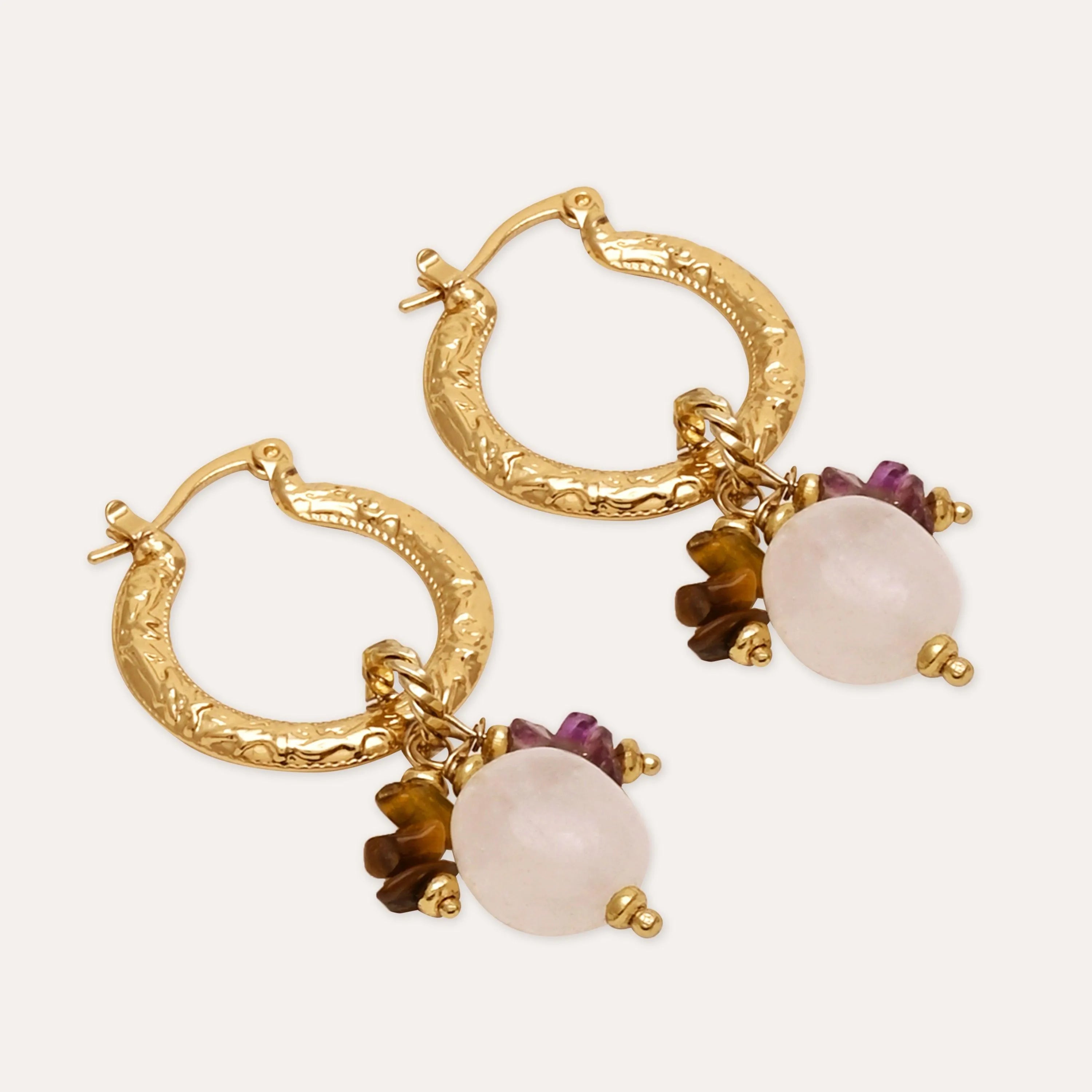 TFC Colorful Stones Gold Plated Dangler Earrings-Discover daily wear gold earrings including stud earrings, hoop earrings, and pearl earrings, perfect as earrings for women and earrings for girls.Find the cheapest fashion jewellery which is anti-tarnish only at The Fun company