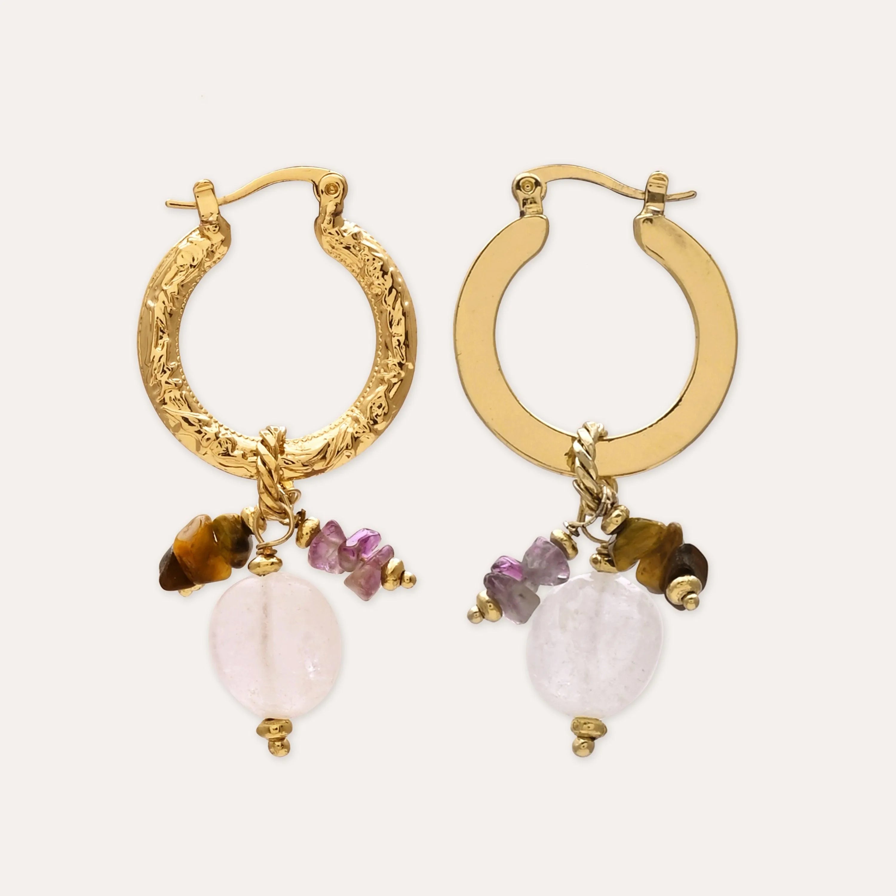 TFC Colorful Stones Gold Plated Dangler Earrings-Discover daily wear gold earrings including stud earrings, hoop earrings, and pearl earrings, perfect as earrings for women and earrings for girls.Find the cheapest fashion jewellery which is anti-tarnish only at The Fun company