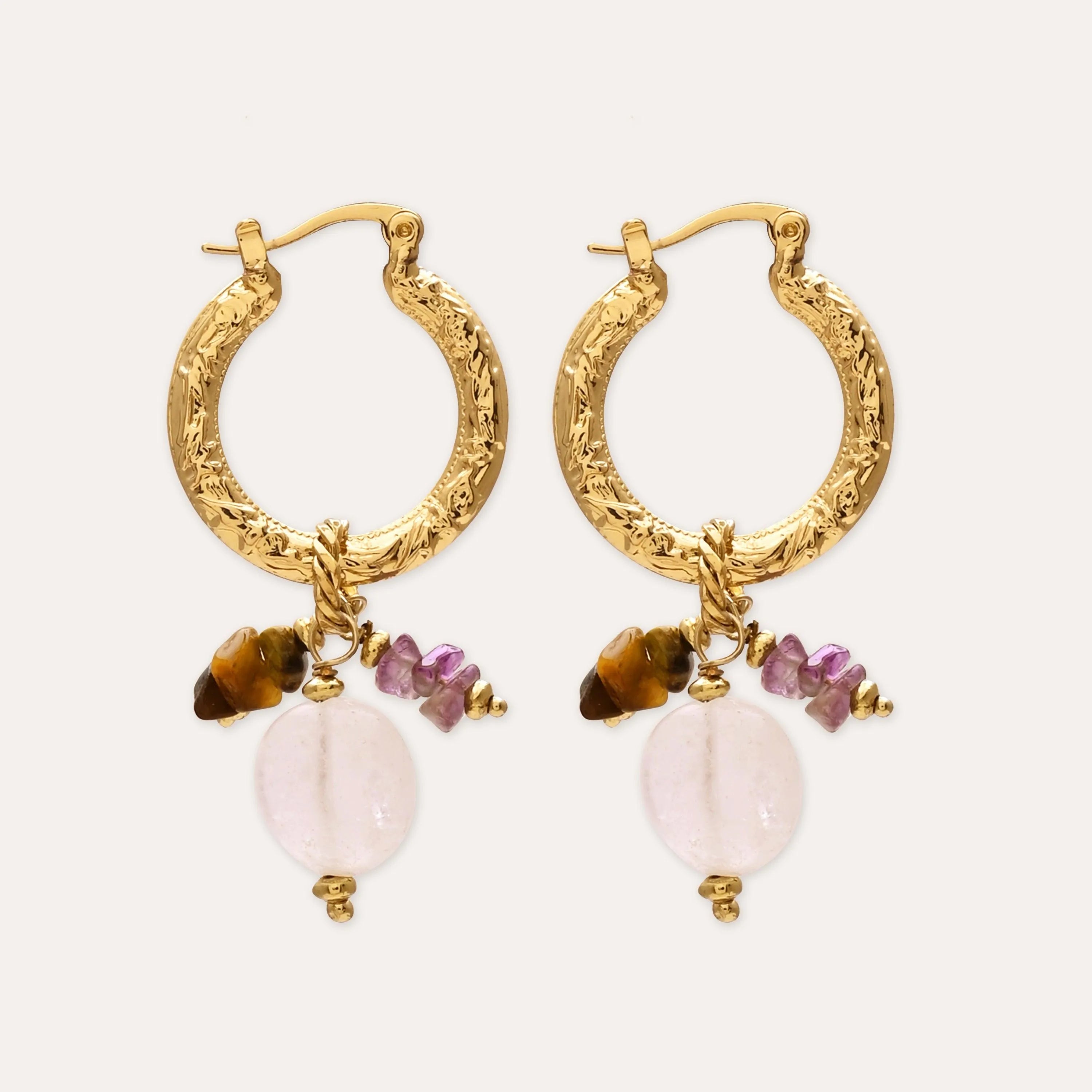 TFC Colorful Stones Gold Plated Dangler Earrings-Discover daily wear gold earrings including stud earrings, hoop earrings, and pearl earrings, perfect as earrings for women and earrings for girls.Find the cheapest fashion jewellery which is anti-tarnish only at The Fun company