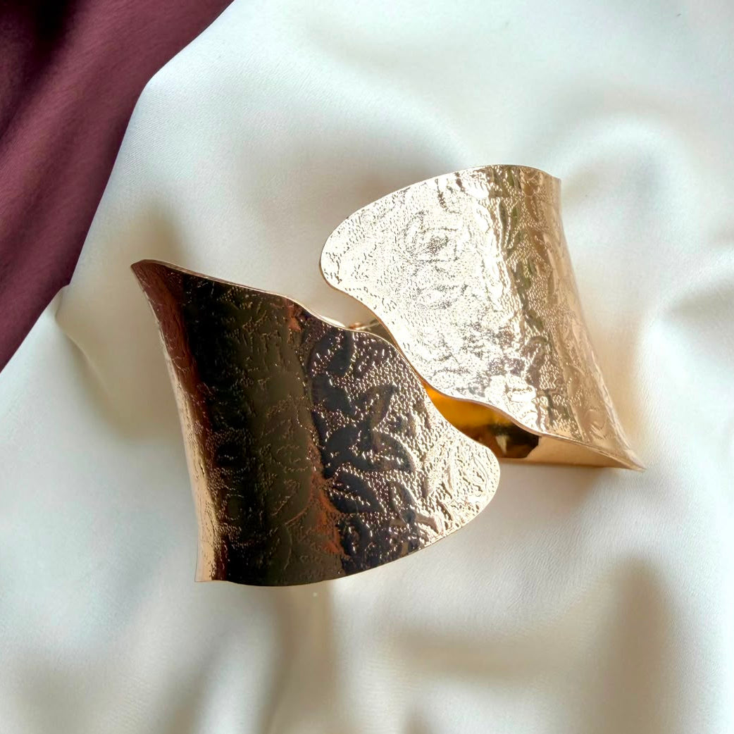 TFC Size 2.6 Oasis Designer Gold Plated Bangle