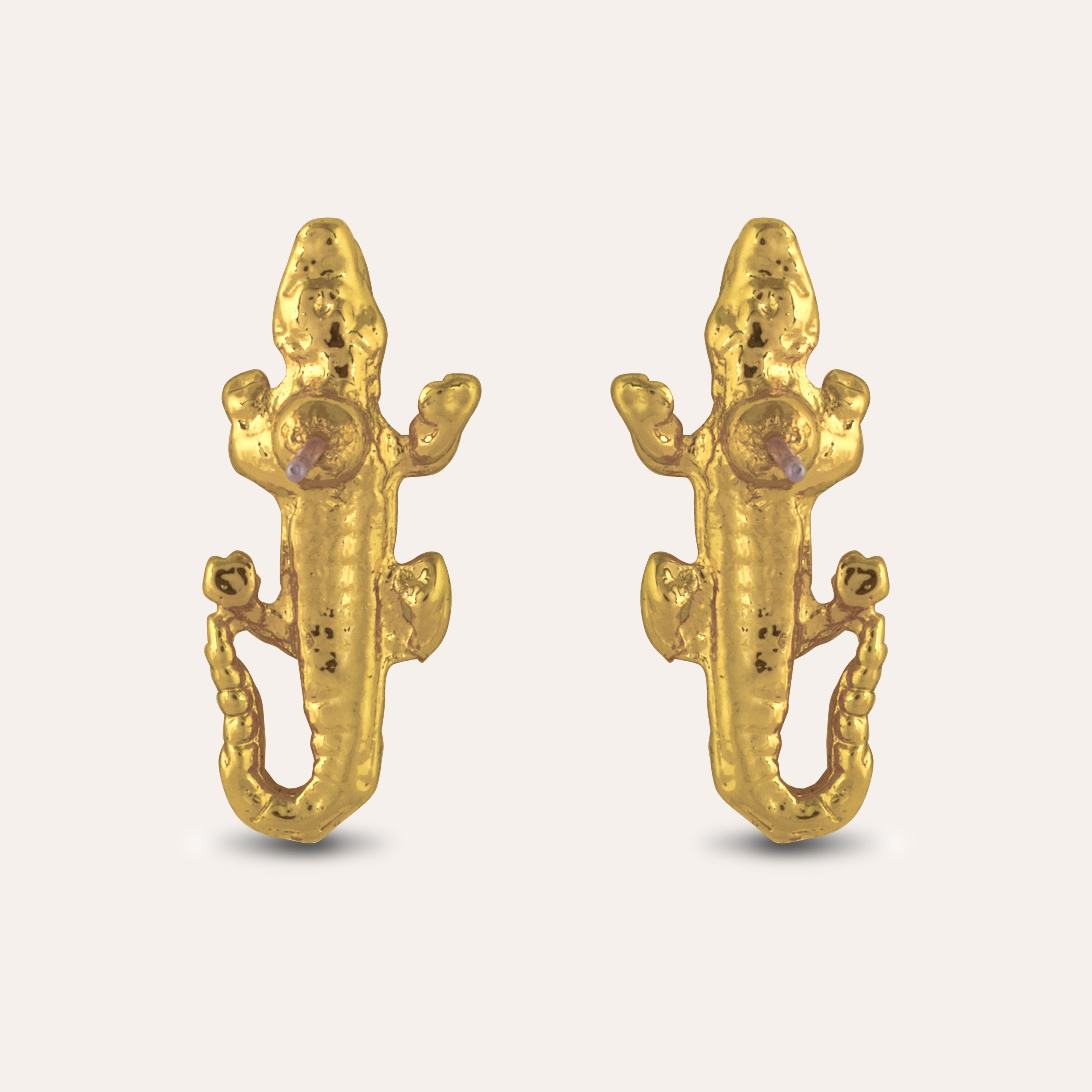 TFC Cutie Croccie Gold Plated Stud Earrings-Discover daily wear gold earrings including stud earrings, hoop earrings, and pearl earrings, perfect as earrings for women and earrings for girls.Find the cheapest fashion jewellery which is anti-tarnish only at The Fun company