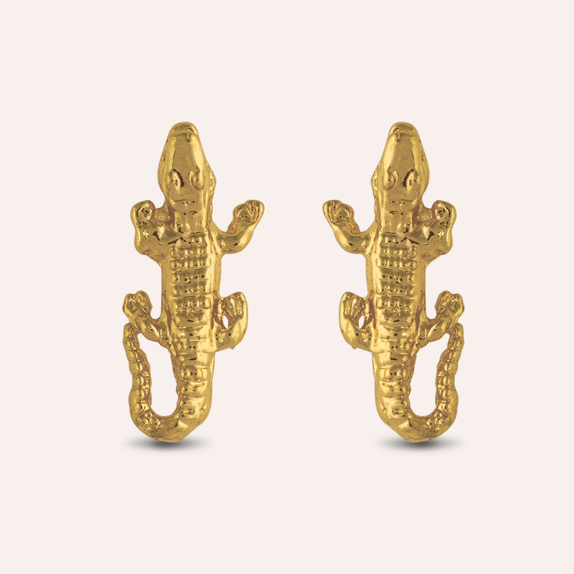 TFC Cutie Croccie Gold Plated Stud Earrings-Discover daily wear gold earrings including stud earrings, hoop earrings, and pearl earrings, perfect as earrings for women and earrings for girls.Find the cheapest fashion jewellery which is anti-tarnish only at The Fun company