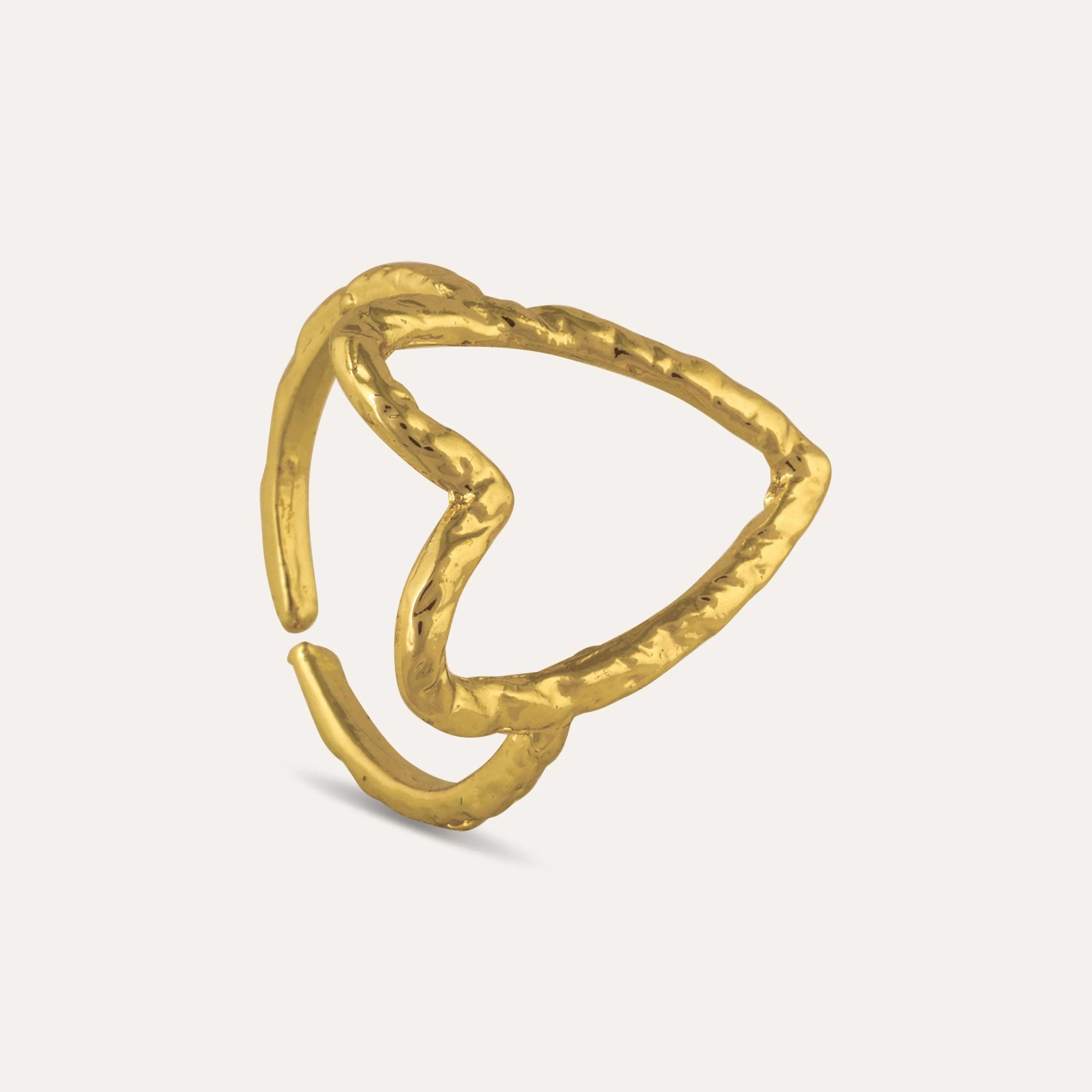 TFC Darling Love Gold Plated Adjustable Ring