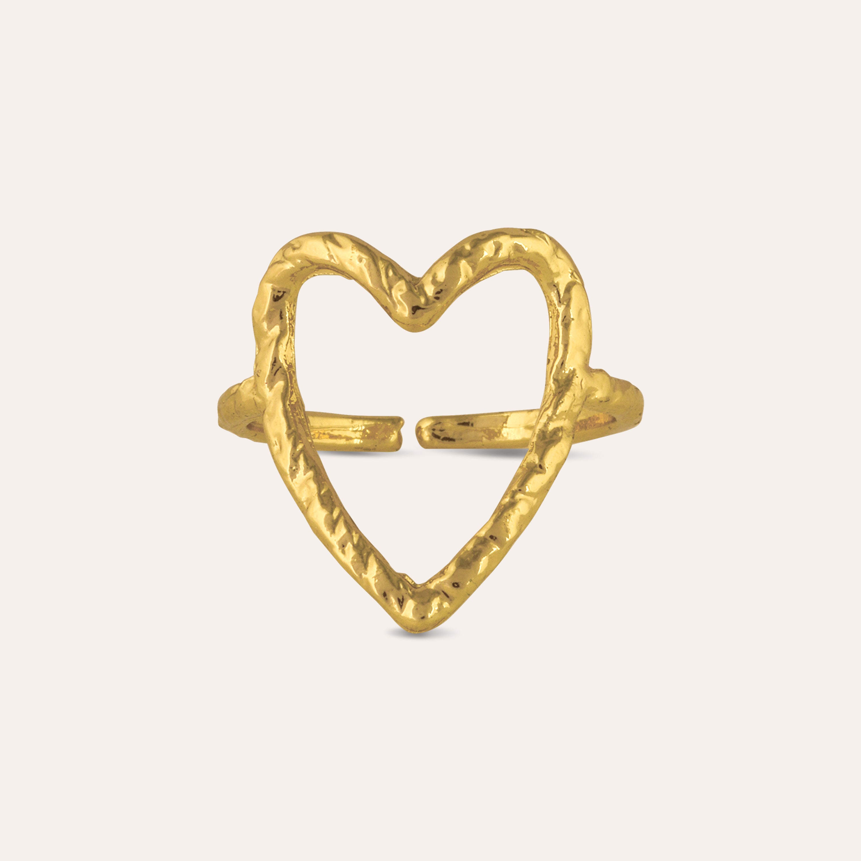 TFC Darling Love Gold Plated Adjustable Ring