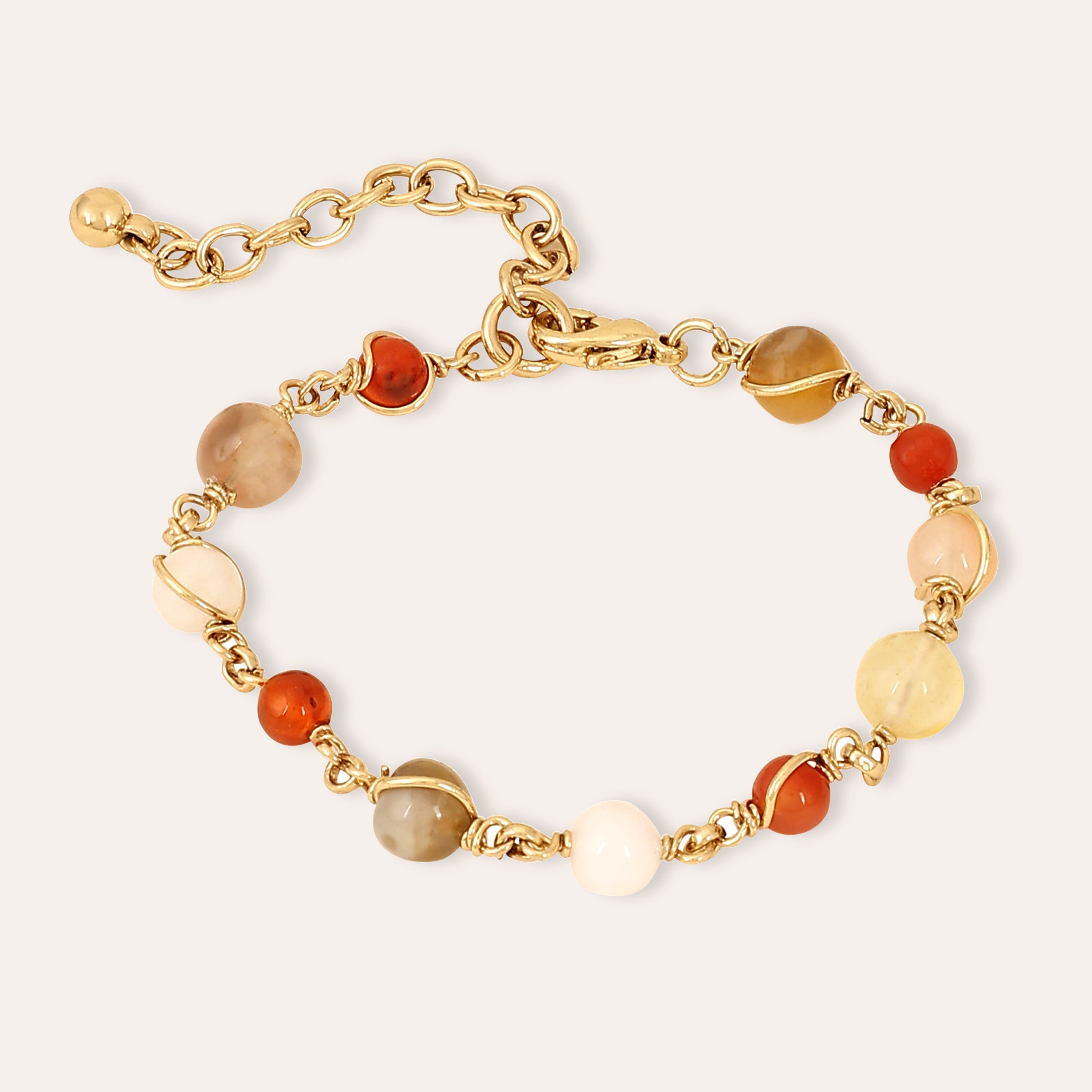 TFC Delicate Beads Gold Plated Bracelet-Discover our stunning collection of stylish bracelets for women, featuring exquisite pearl bracelets, handcrafted beaded bracelets, and elegant gold-plated designs. Enjoy cheapest anti-tarnish fashion jewellery and long-lasting brilliance only at The Fun Company