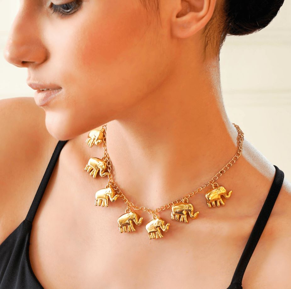 TFC Elecharm Gold Plated Necklace