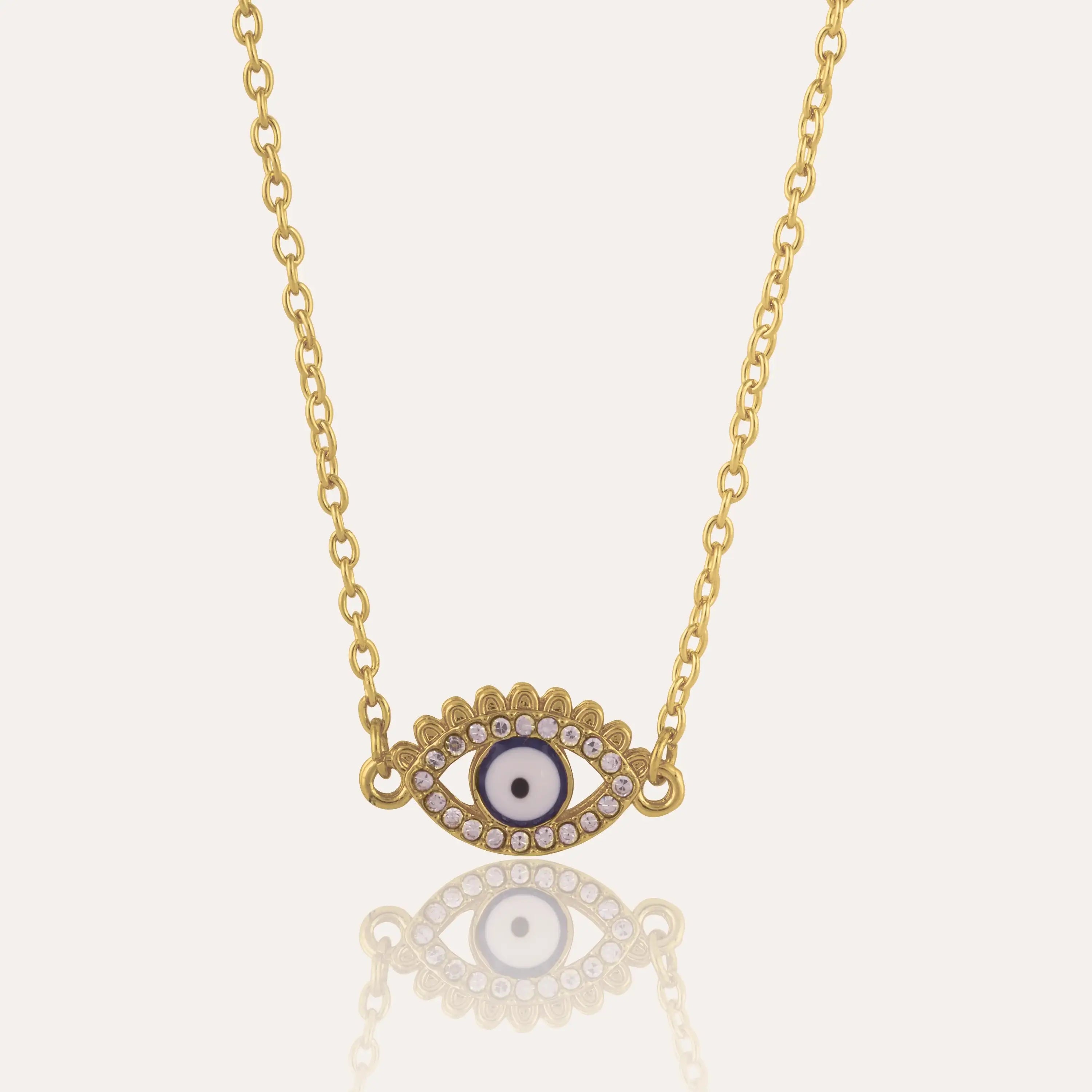Gold plated pendant necklace