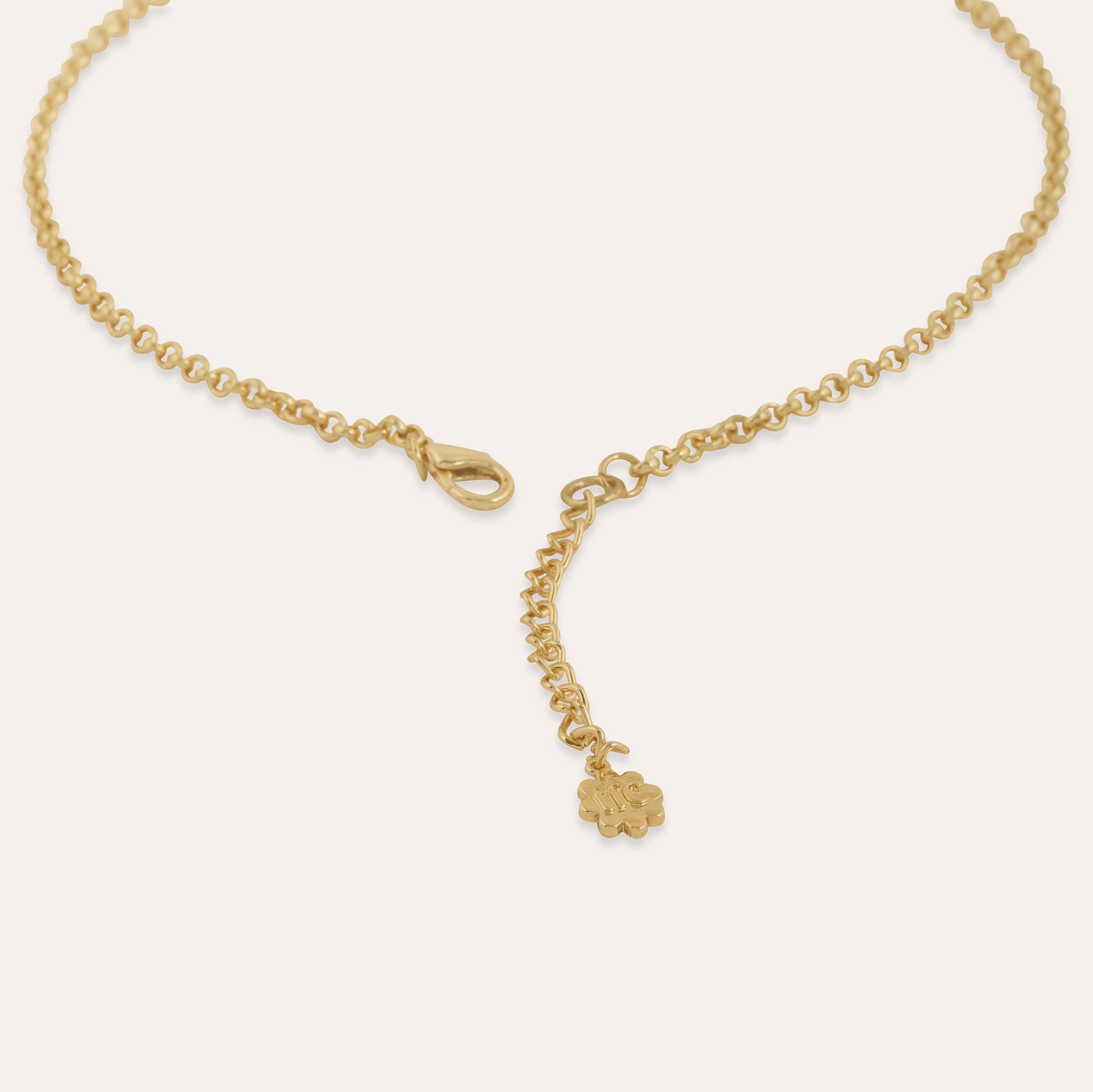 TFC Floral Pendant Gold Plated Necklace-Enhance your elegance with our collection of gold-plated necklaces for women. Choose from stunning pendant necklaces, chic choker necklaces, and trendy layered necklaces. Our sleek and dainty designs are both affordable and anti-tarnish, ensuring lasting beauty. Enjoy the cheapest fashion jewellery, lightweight and stylish- only at The Fun Company