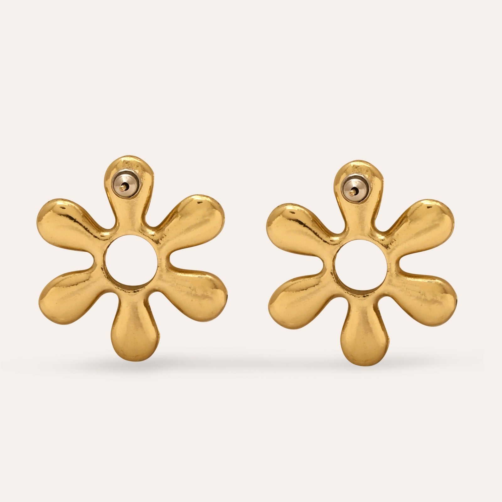 TFC Flower Petal Gold Plated Earrings-Discover daily wear gold earrings including stud earrings, hoop earrings, and pearl earrings, perfect as earrings for women and earrings for girls.Find the cheapest fashion jewellery which is anti-tarnish only at The Fun company
