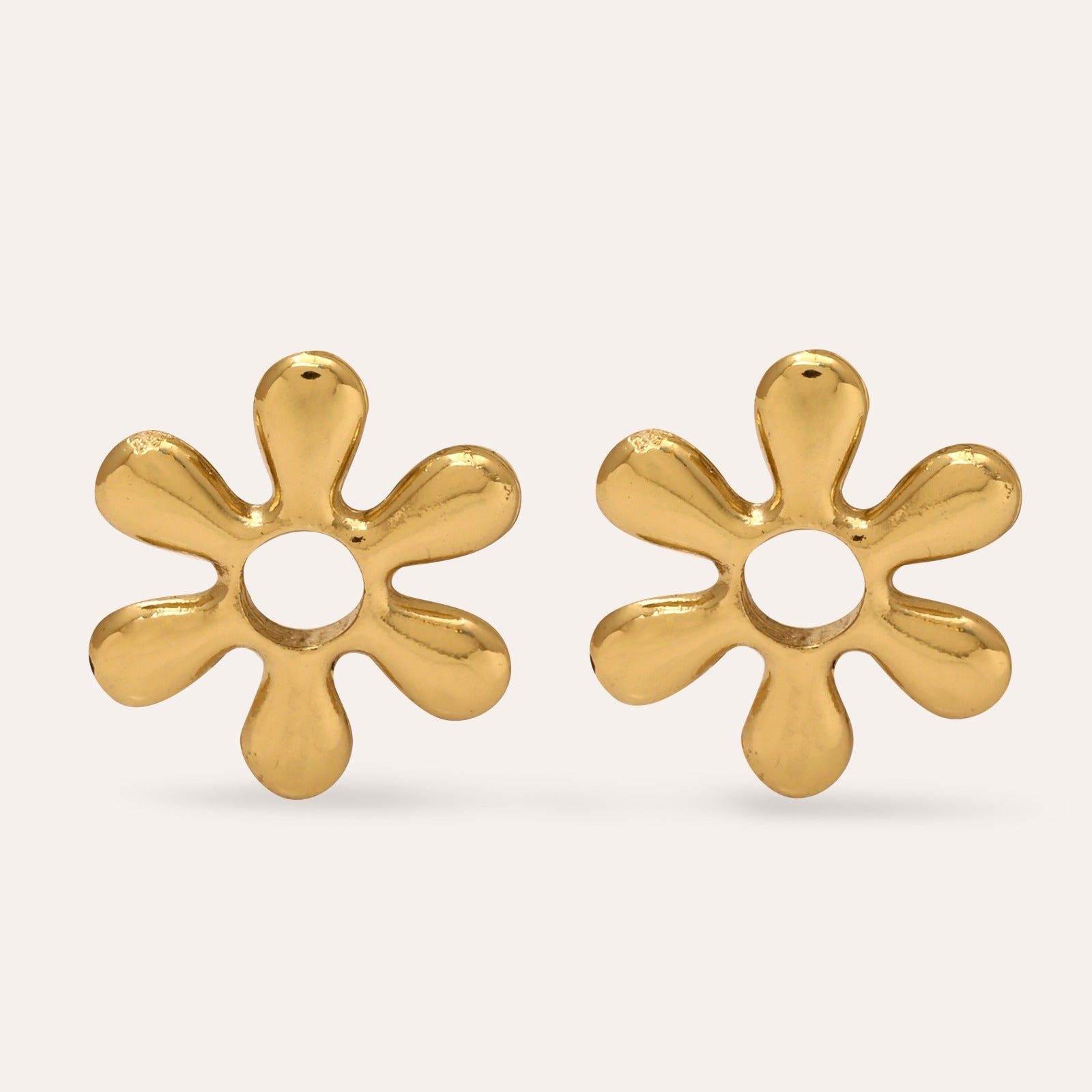 TFC Flower Petal Gold Plated Earrings-Discover daily wear gold earrings including stud earrings, hoop earrings, and pearl earrings, perfect as earrings for women and earrings for girls.Find the cheapest fashion jewellery which is anti-tarnish only at The Fun company