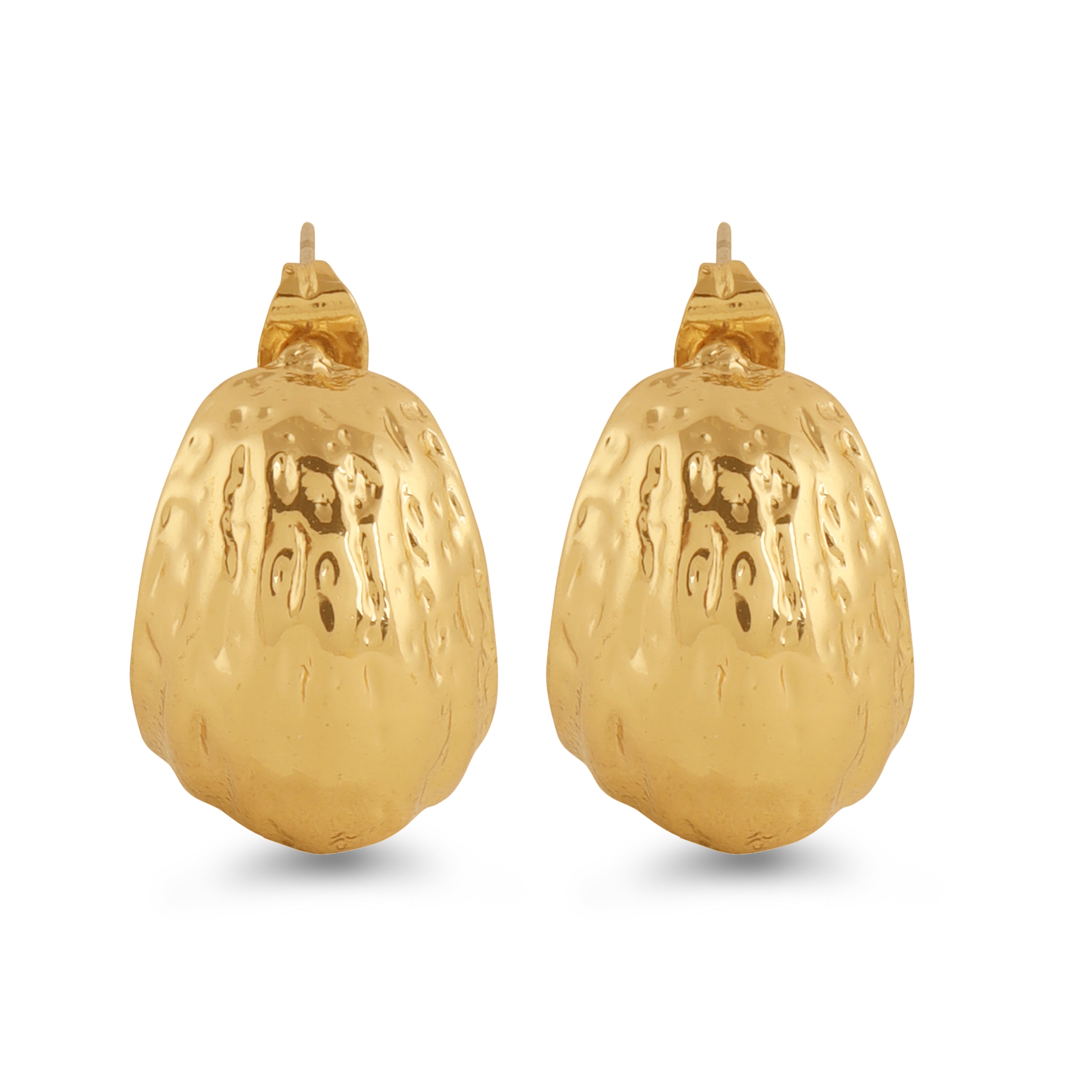 TFC Fluffy Feathers Gold Plated Stud Earrings-Discover daily wear gold earrings including stud earrings, hoop earrings, and pearl earrings, perfect as earrings for women and earrings for girls.Find the cheapest fashion jewellery which is anti-tarnish only at The Fun company