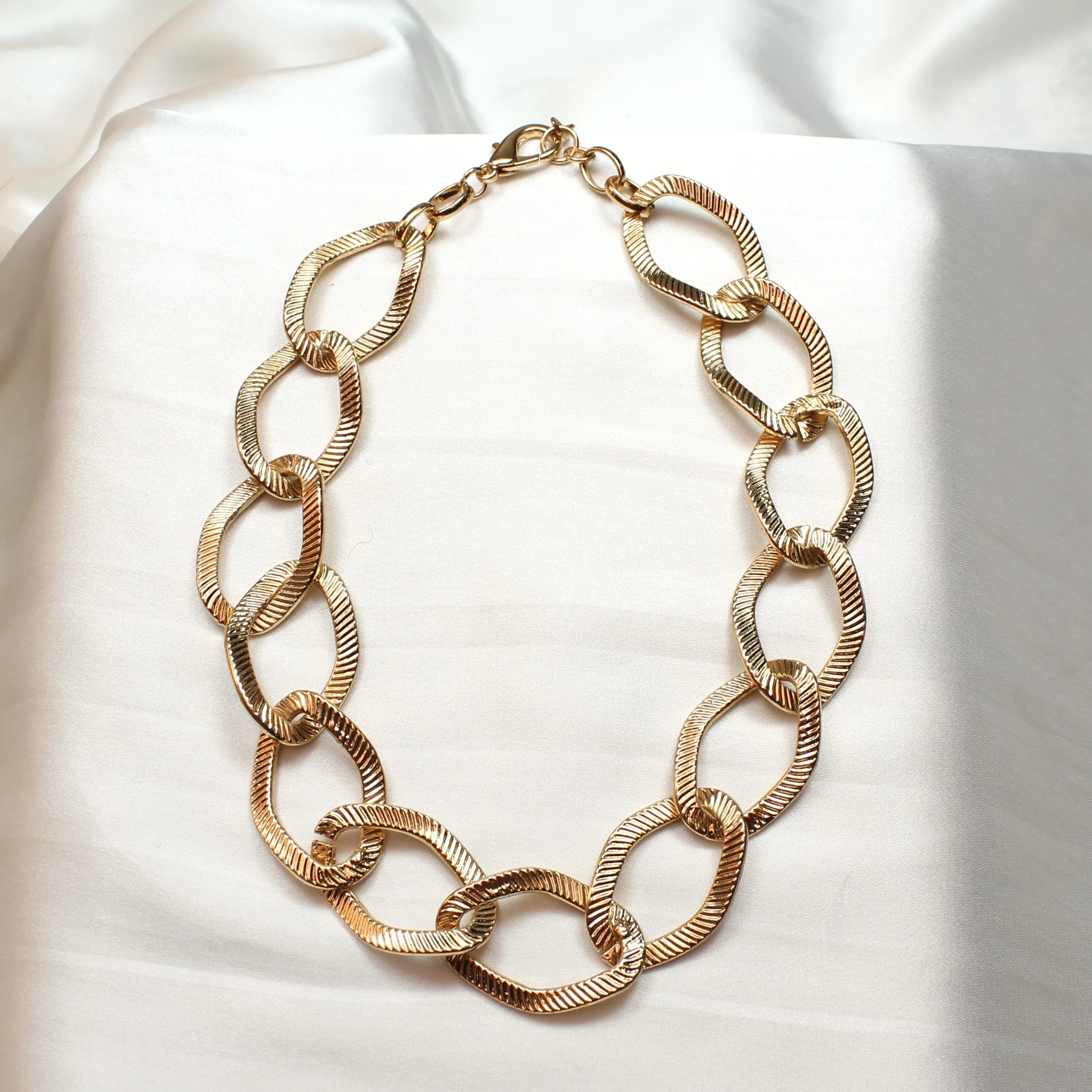 TFC 24K Giant Link Gold Plated Chain Necklace