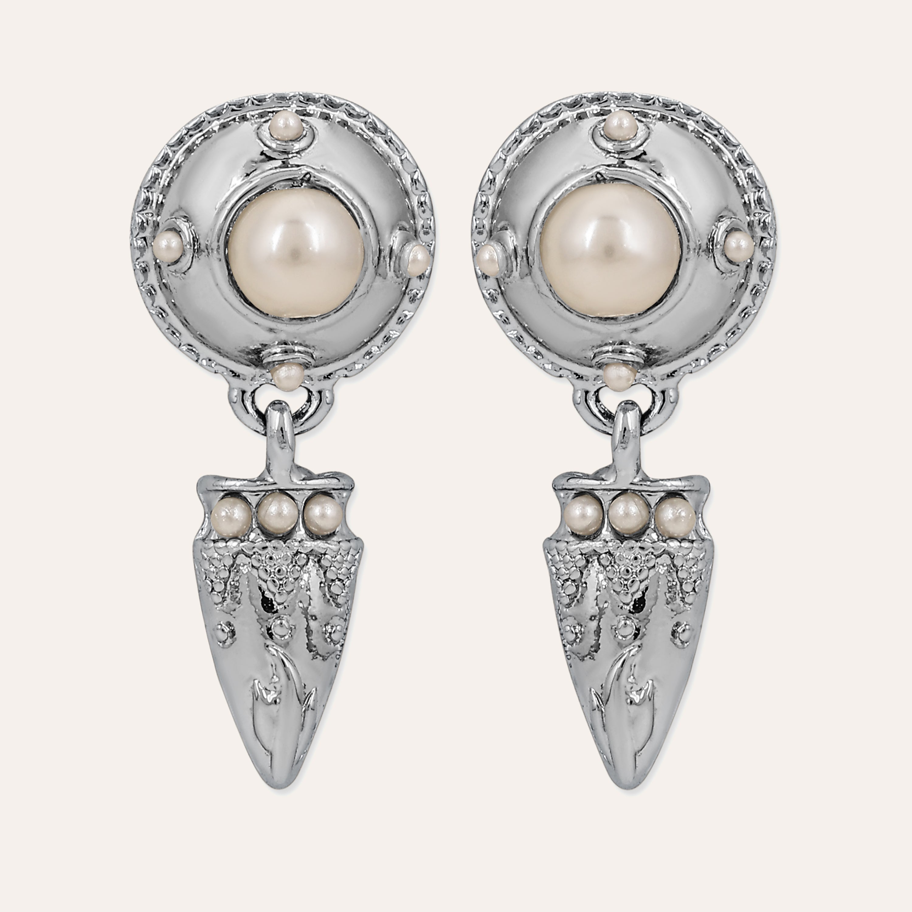 TFC Glamour Nova Silver Plated Dangler Earrings-Discover daily wear gold earrings including stud earrings, hoop earrings, and pearl earrings, perfect as earrings for women and earrings for girls.Find the cheapest fashion jewellery which is anti-tarnish only at The Fun company