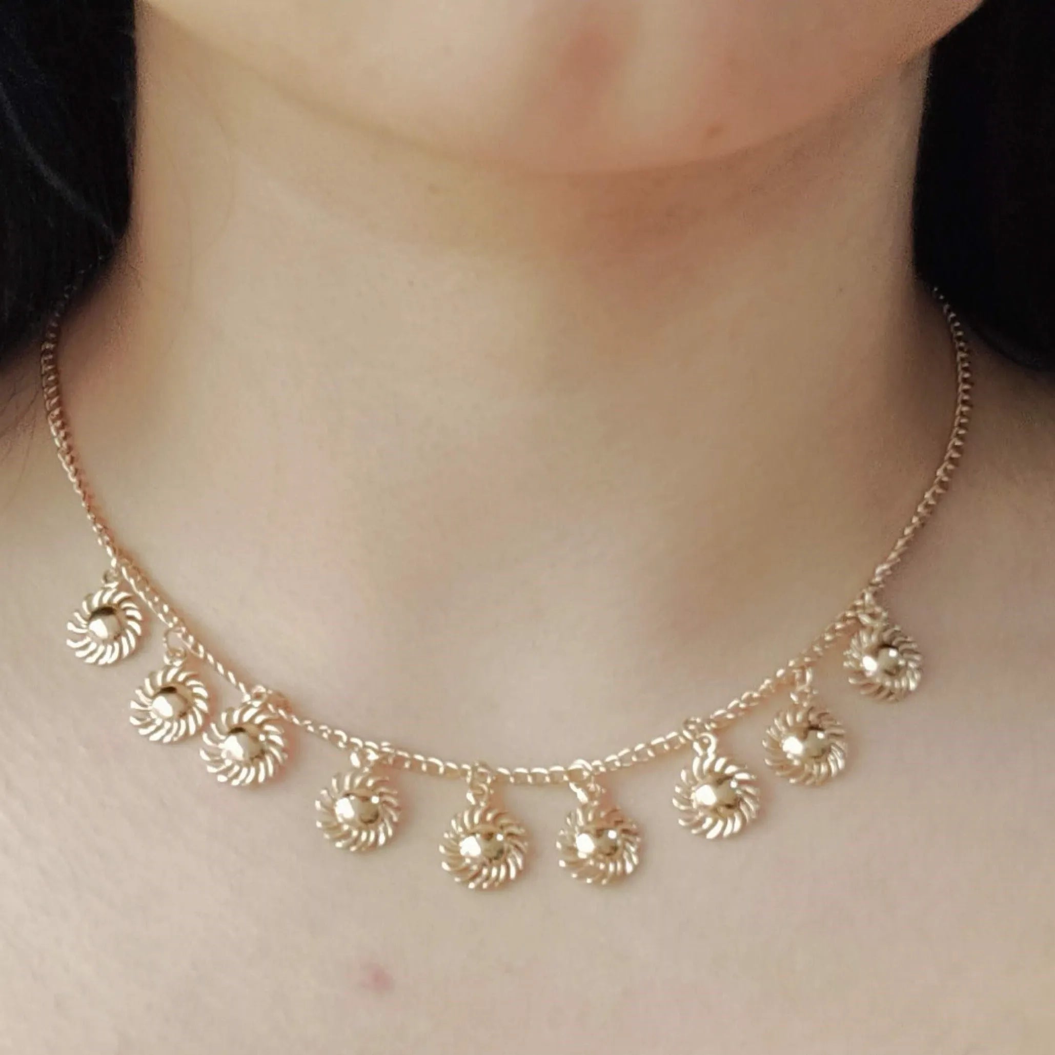 TFC Golden Glow Gold Plated Necklace