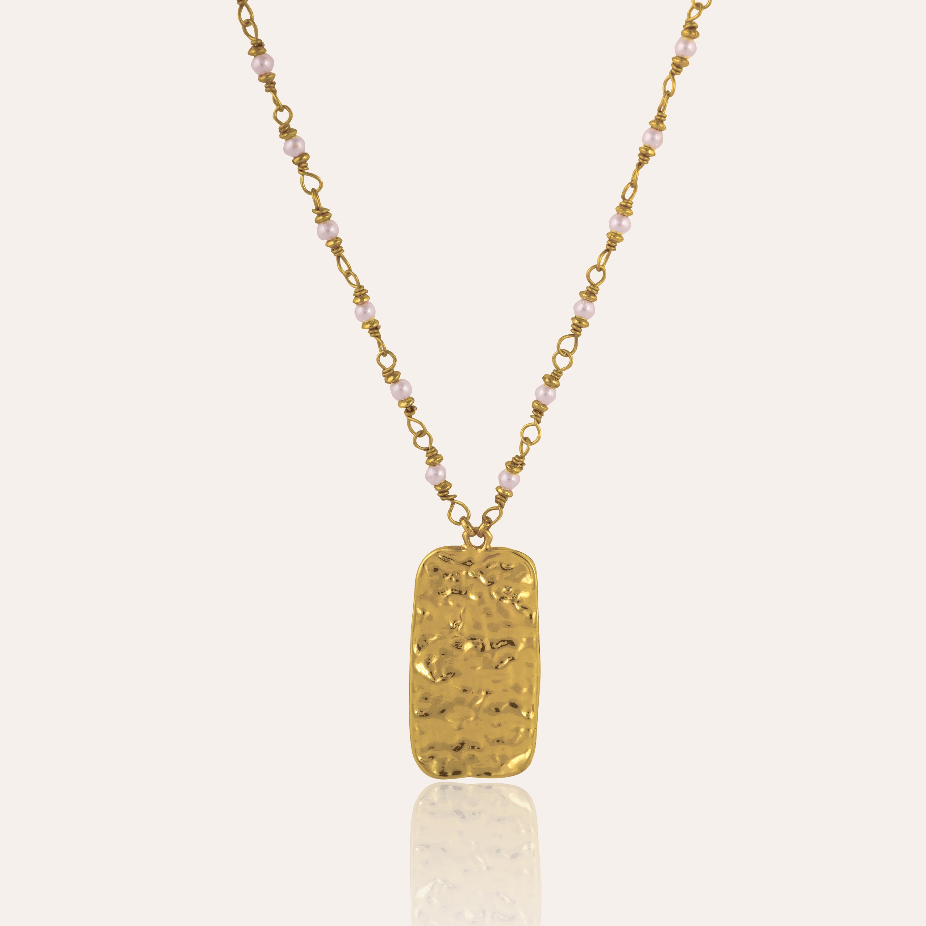 TFC Golden Tag Gold Plated Pendant Necklace-Enhance your elegance with our collection of gold-plated necklaces for women. Choose from stunning pendant necklaces, chic choker necklaces, and trendy layered necklaces. Our sleek and dainty designs are both affordable and anti-tarnish, ensuring lasting beauty. Enjoy the cheapest fashion jewellery, lightweight and stylish- only at The Fun Company