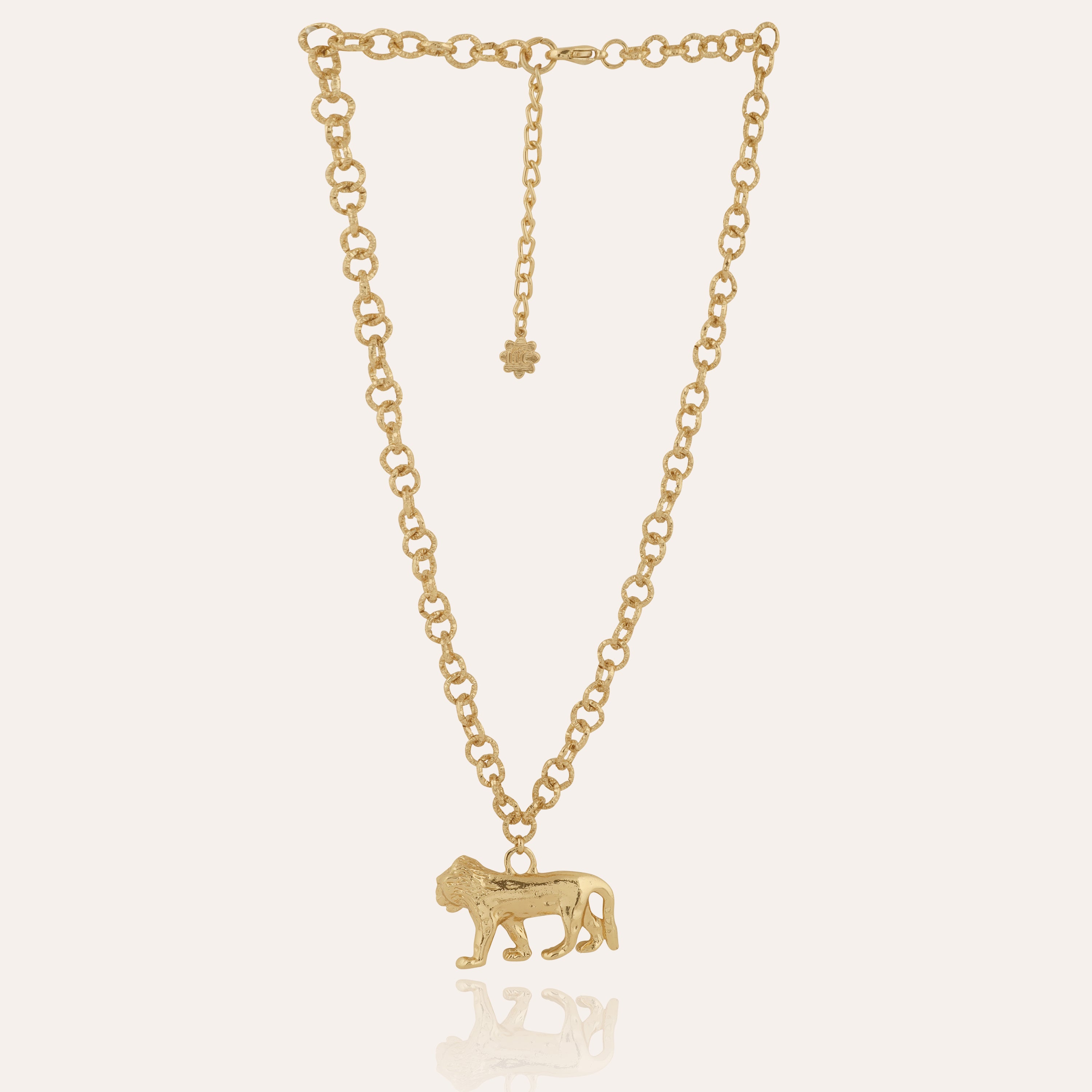 TFC Lion Statement Gold Plated Pendant Necklace-Enhance your elegance with our collection of gold-plated necklaces for women. Choose from stunning pendant necklaces, chic choker necklaces, and trendy layered necklaces. Our sleek and dainty designs are both affordable and anti-tarnish, ensuring lasting beauty. Enjoy the cheapest fashion jewellery, lightweight and stylish- only at The Fun Company