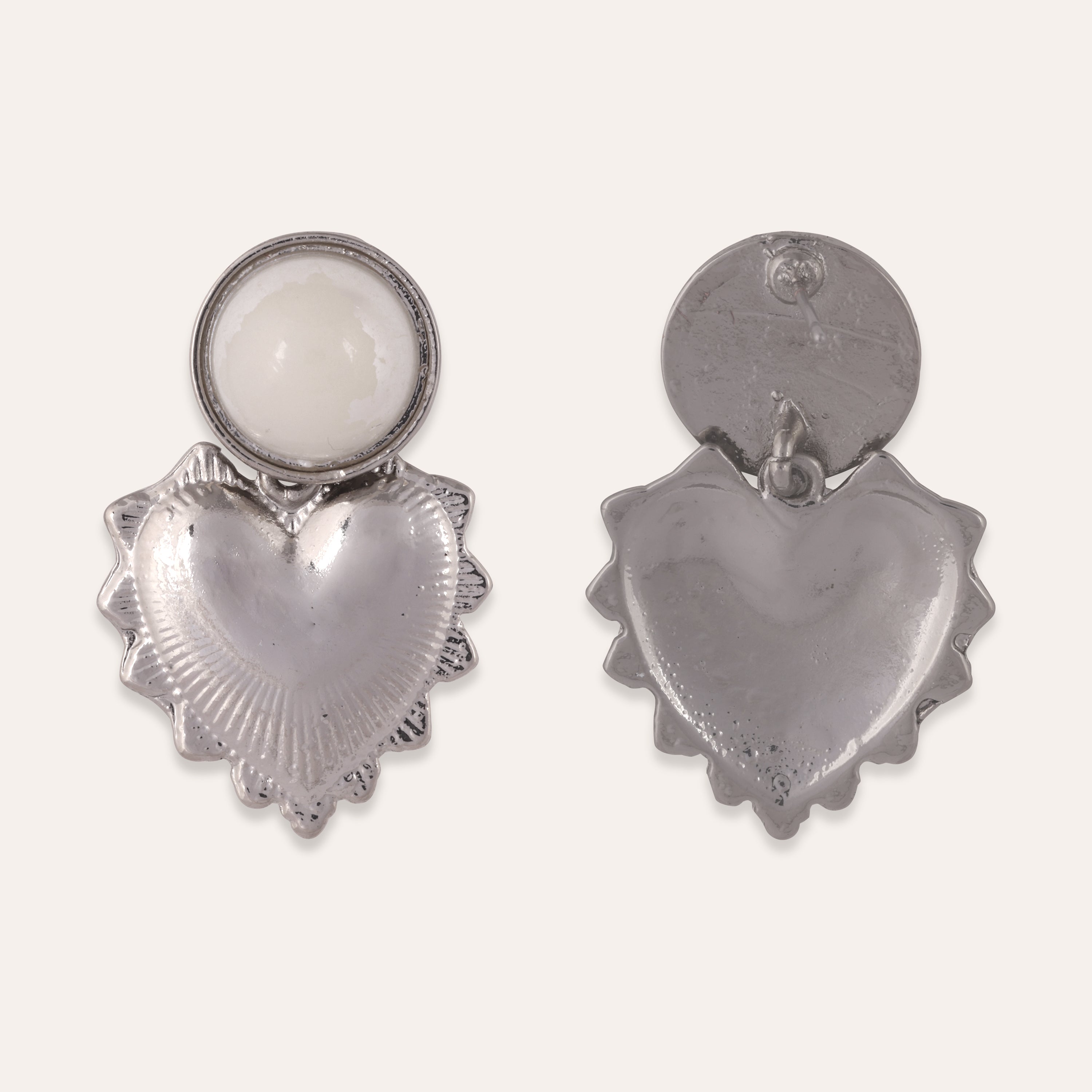 TFC Love Blossom Silver Plated Dangler Earrings