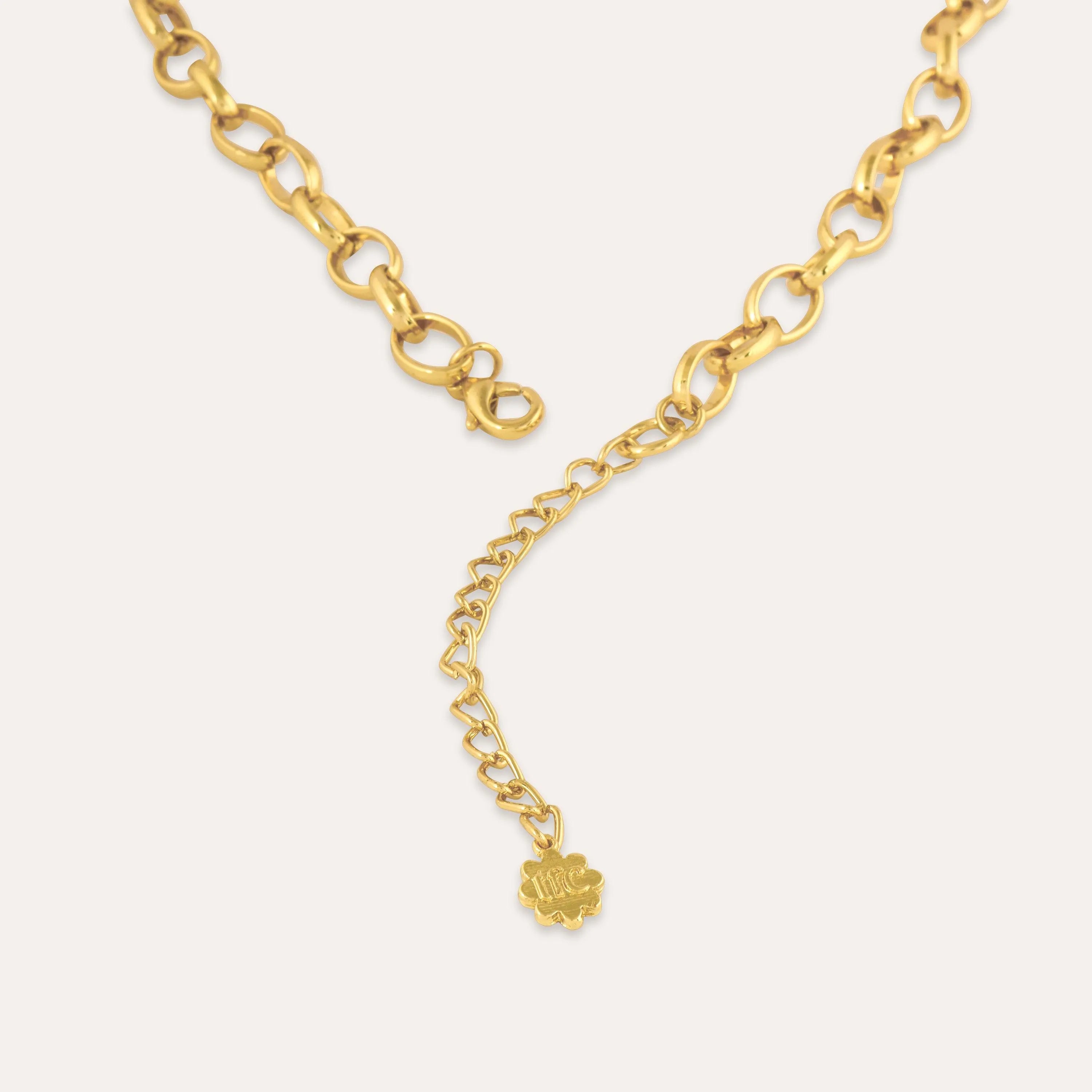 TFC Luxury Gold Plated Chain Necklace-Enhance your elegance with our collection of gold-plated necklaces for women. Choose from stunning pendant necklaces, chic choker necklaces, and trendy layered necklaces. Our sleek and dainty designs are both affordable and anti-tarnish, ensuring lasting beauty. Enjoy the cheapest fashion jewellery, lightweight and stylish- only at The Fun Company