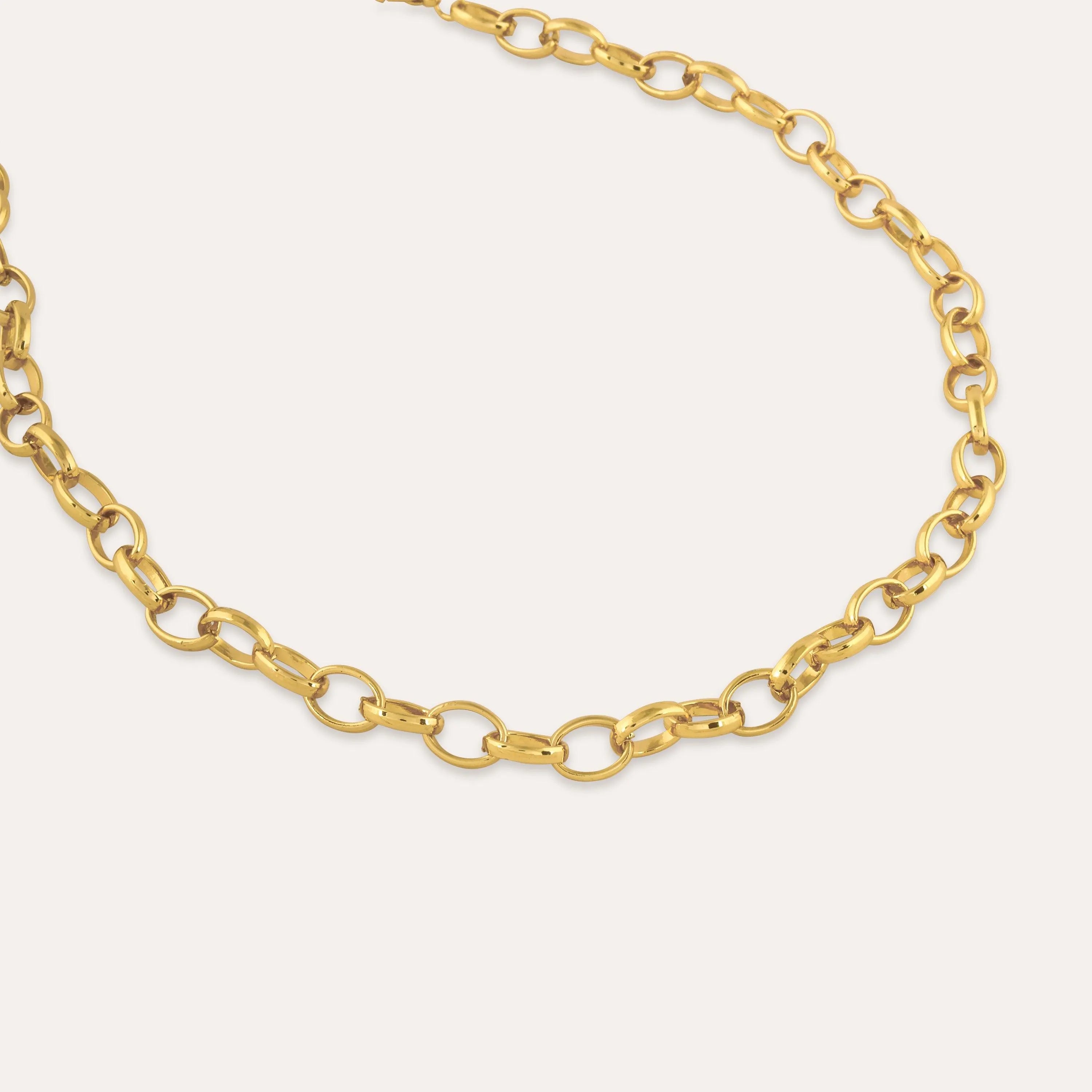 TFC Luxury Gold Plated Chain Necklace-Enhance your elegance with our collection of gold-plated necklaces for women. Choose from stunning pendant necklaces, chic choker necklaces, and trendy layered necklaces. Our sleek and dainty designs are both affordable and anti-tarnish, ensuring lasting beauty. Enjoy the cheapest fashion jewellery, lightweight and stylish- only at The Fun Company