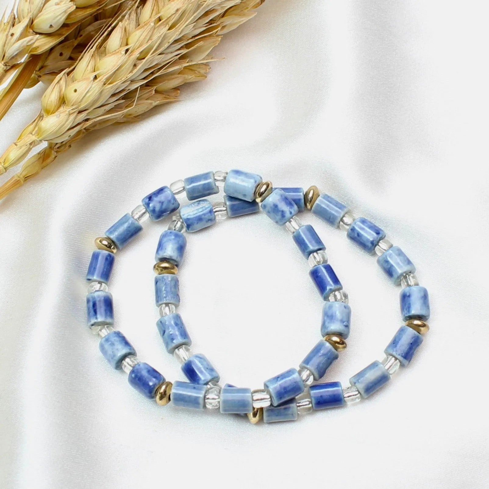 TFC Monday Blues Stacked Bracelet (Stack of 2)