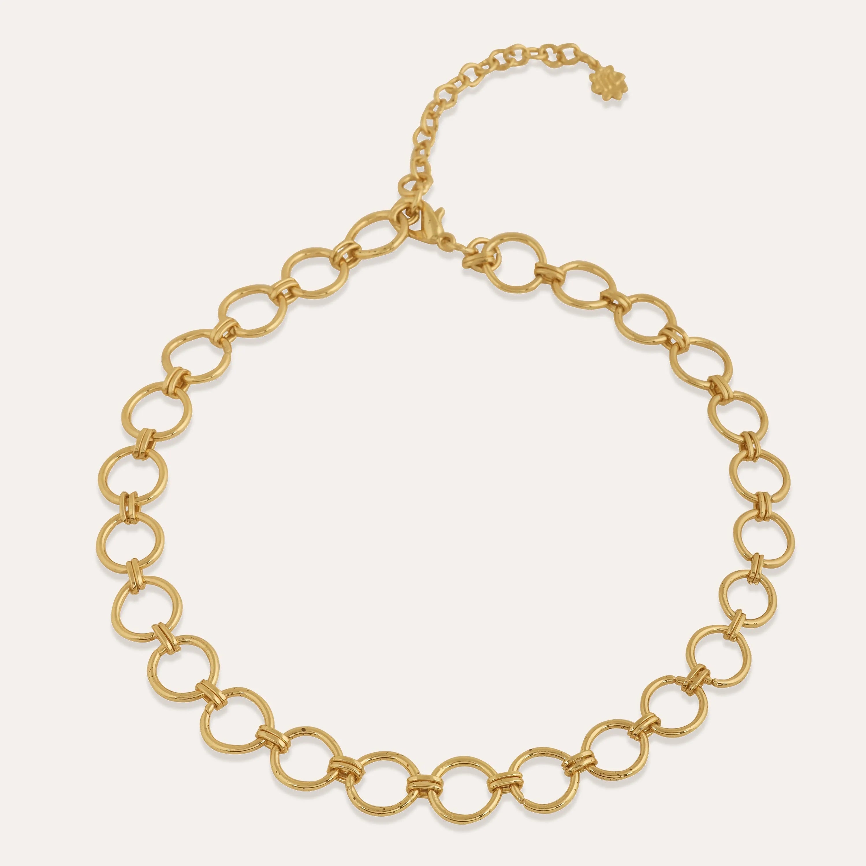 TFC Napoli Luxury Gold Plated Chain Necklace-Enhance your elegance with our collection of gold-plated necklaces for women. Choose from stunning pendant necklaces, chic choker necklaces, and trendy layered necklaces. Our sleek and dainty designs are both affordable and anti-tarnish, ensuring lasting beauty. Enjoy the cheapest fashion jewellery, lightweight and stylish- only at The Fun Company