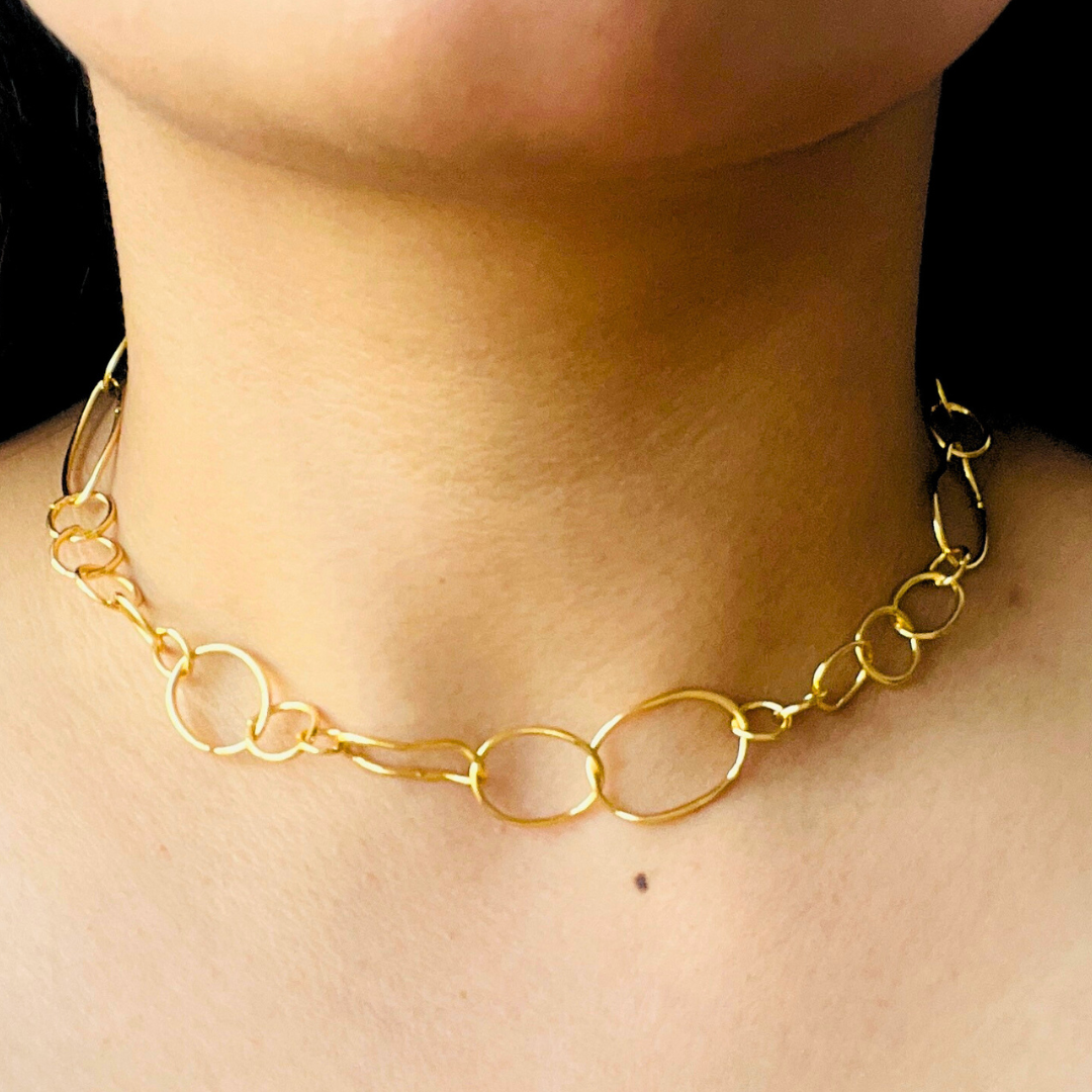 TFC Prato 24K Gold Plated Chain Necklace