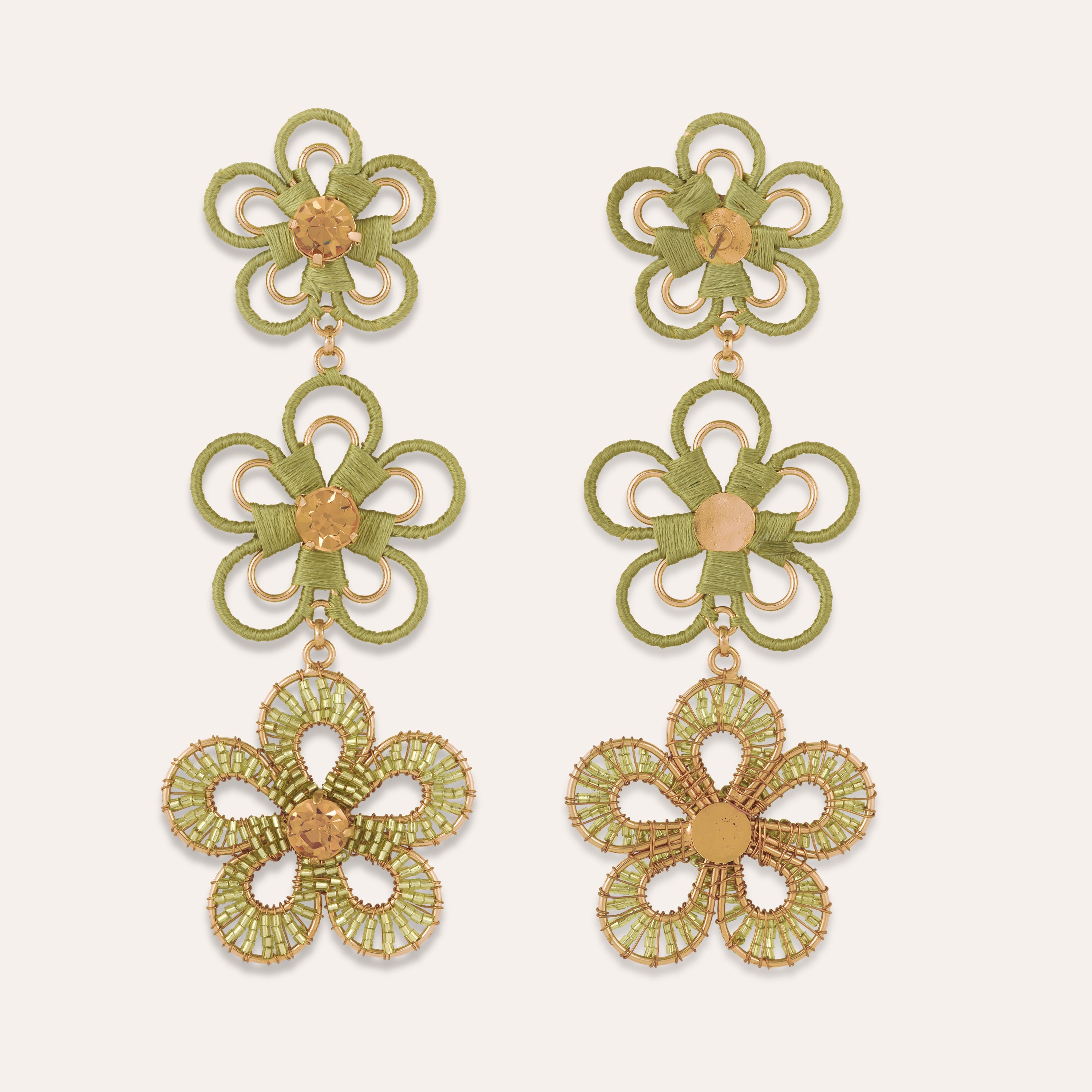 TFC Refreshing Floral Gold Plated Dangler Earrings-Discover daily wear gold earrings including stud earrings, hoop earrings, and pearl earrings, perfect as earrings for women and earrings for girls.Find the cheapest fashion jewellery which is anti-tarnis​h only at The Fun company