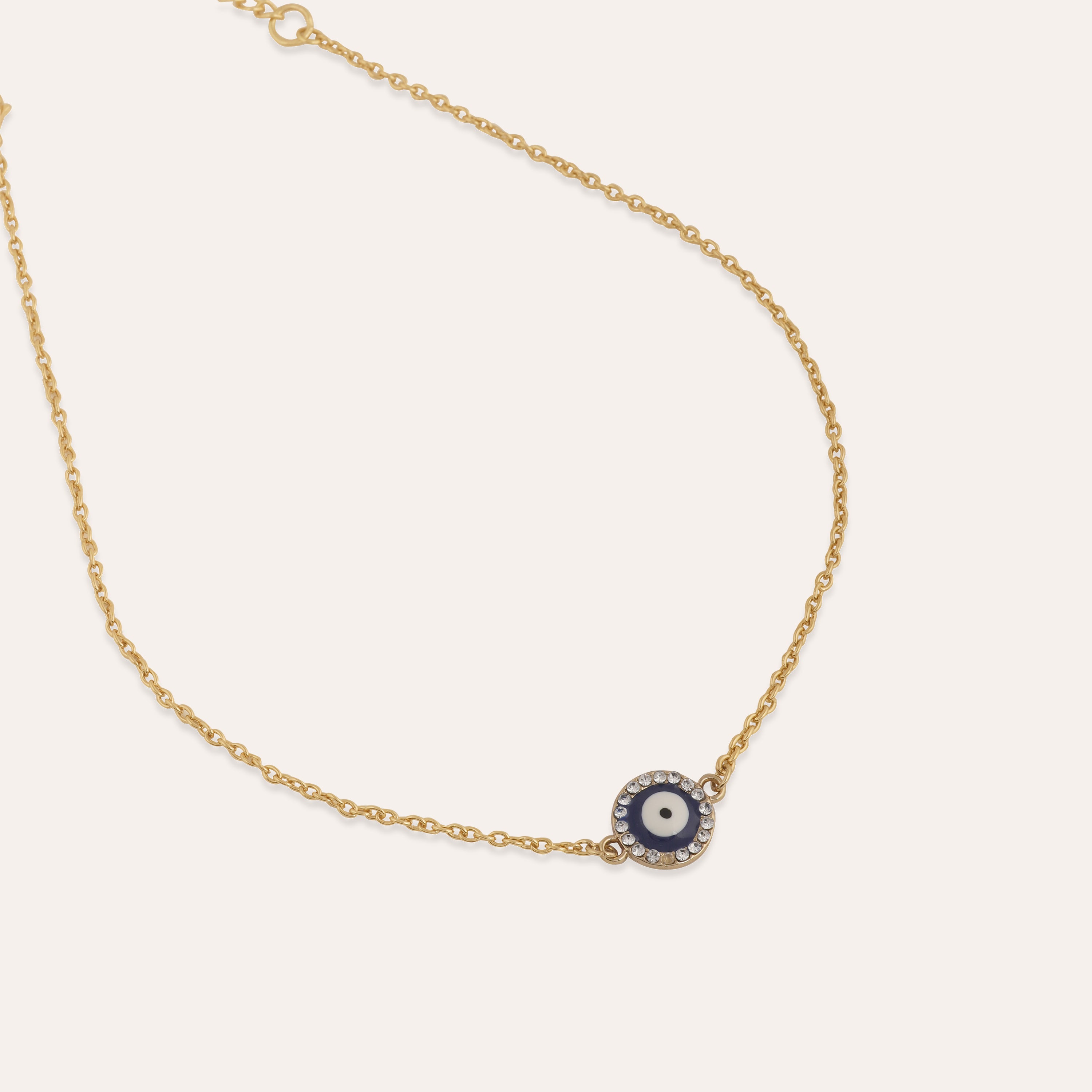 Blueberry gold plated chain layered Evil Eye pendant detailing necklac –  Blueberry Accessories