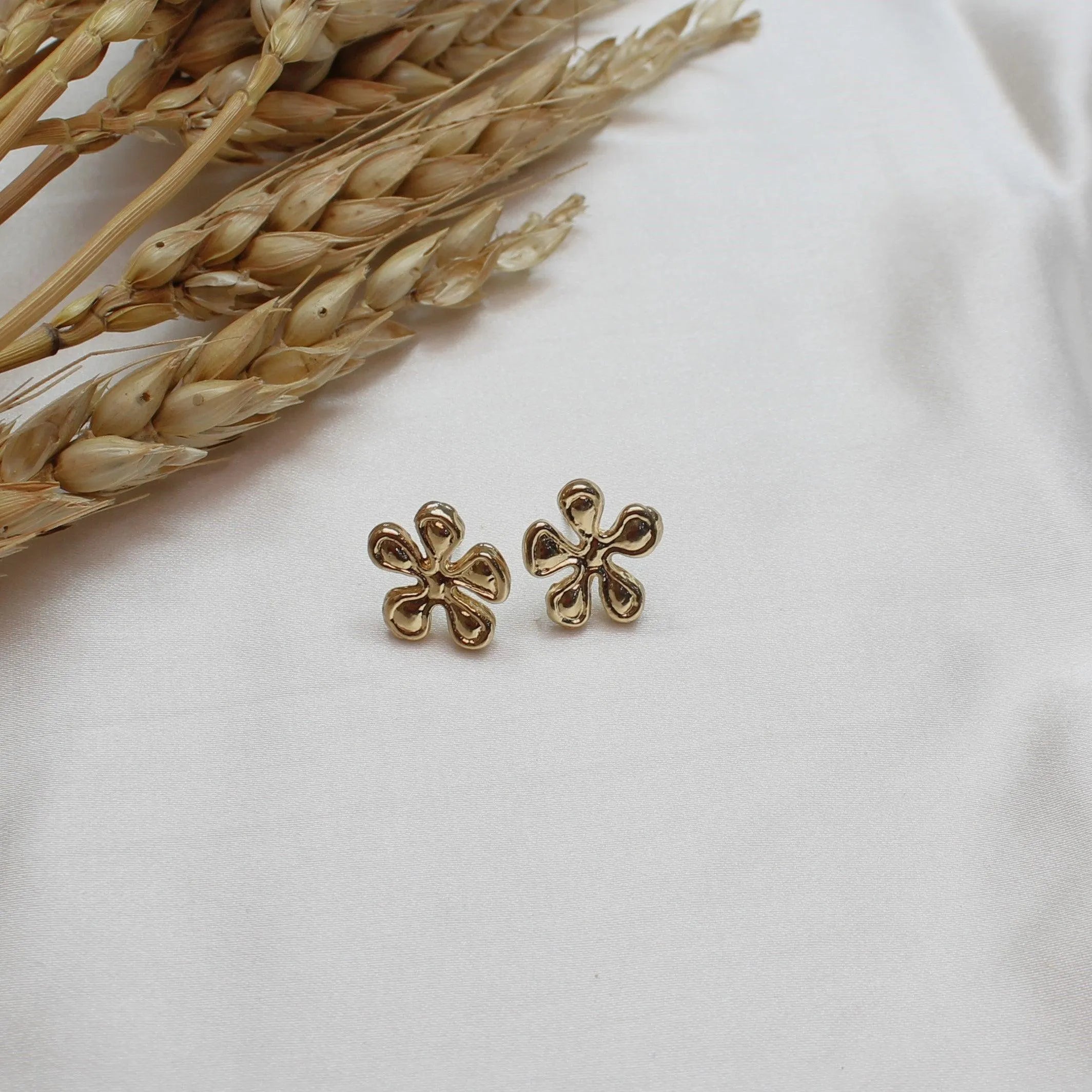 TFC Teeny Tiny Gold Plated Stud Earrings