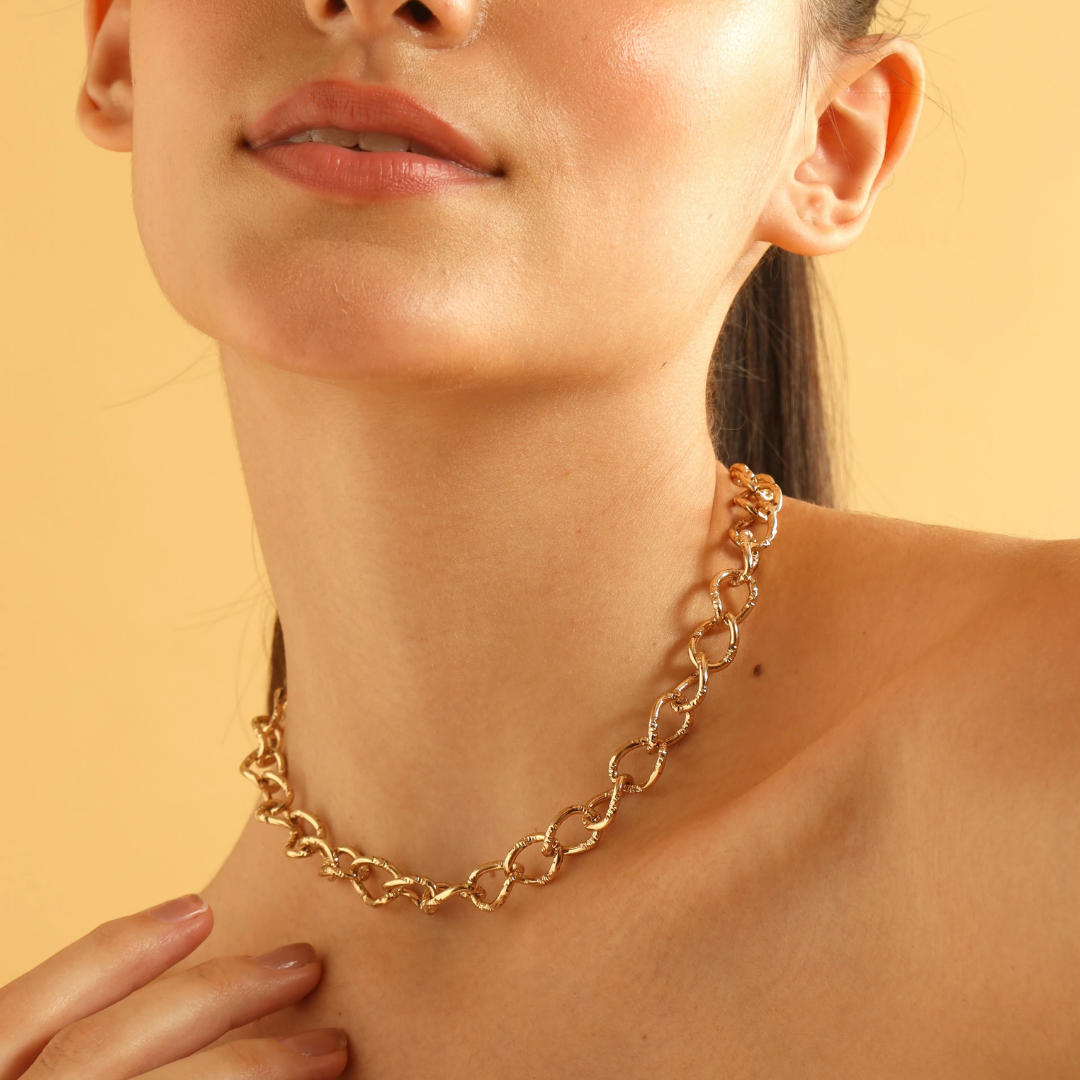 TFC Turino Luxury Gold Plated Chain Necklace