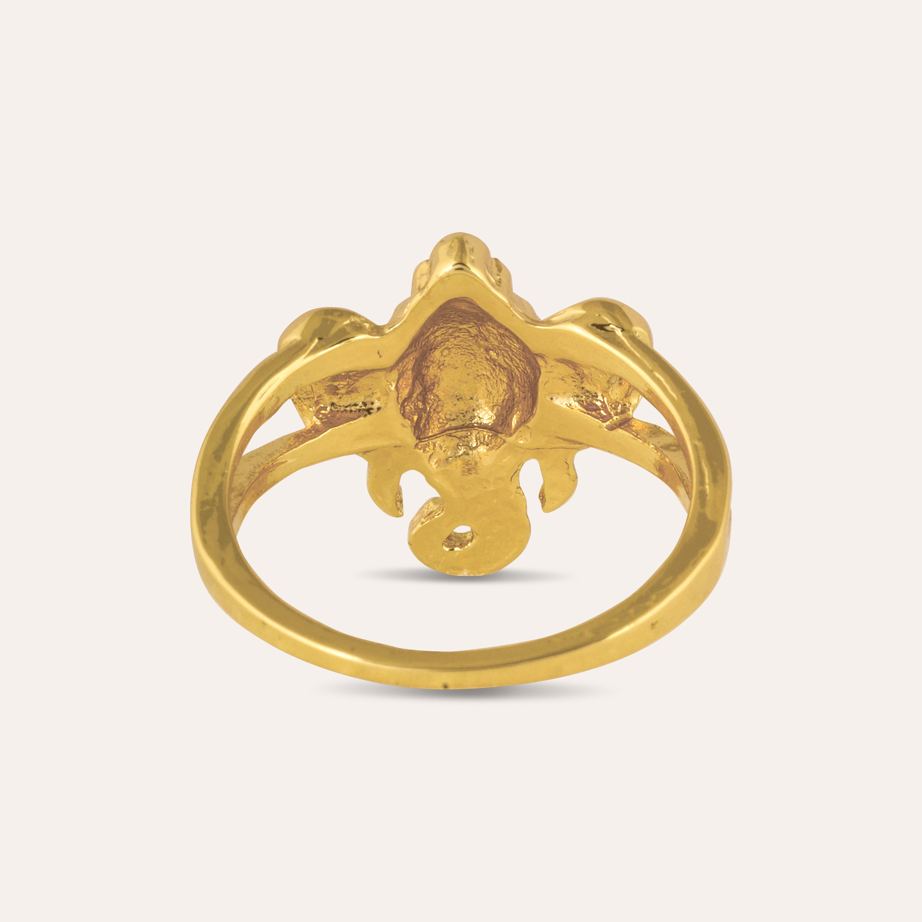 TFC Tusk Tales 24K Gold Plated Ring