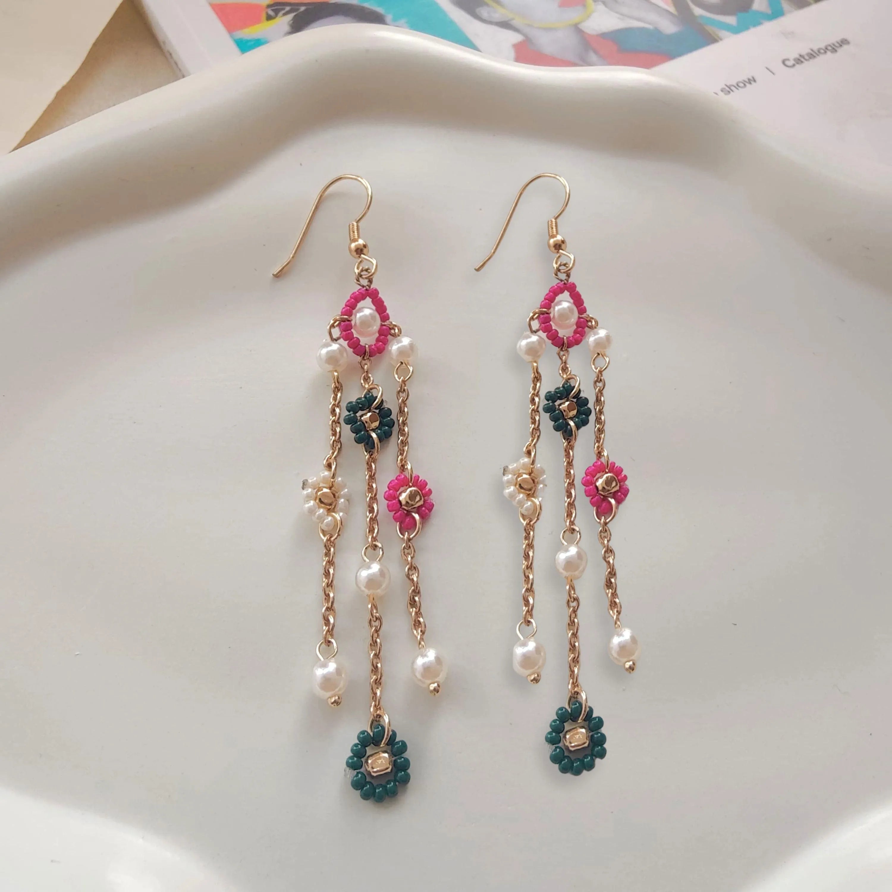 TFC Y2K Opulence Gold Plated Dangler Earrings-Discover daily wear gold earrings including stud earrings, hoop earrings, and pearl earrings, perfect as earrings for women and earrings for girls.Find the cheapest fashion jewellery which is anti-tarnish only at The Fun company