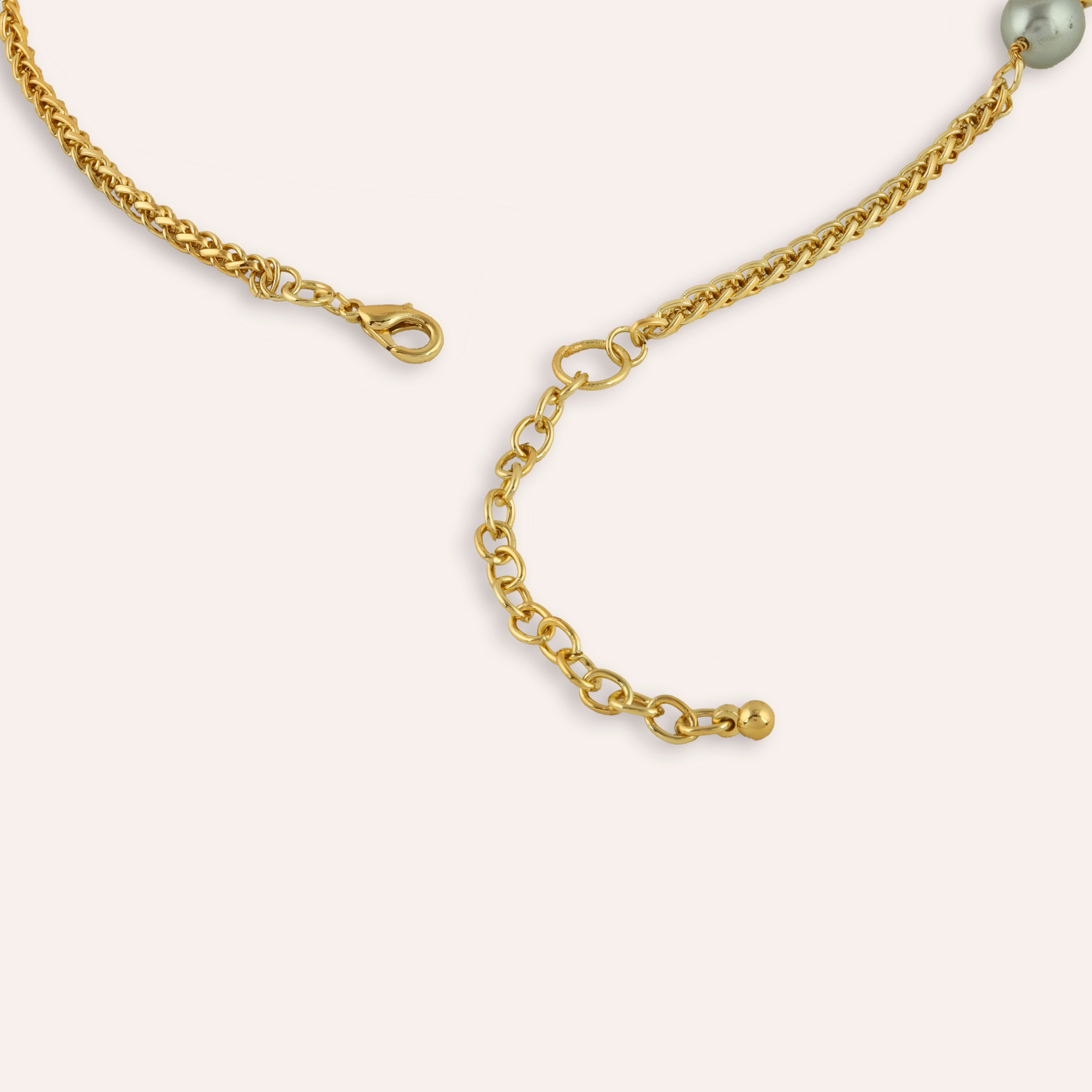 Gold Pearl Choker Necklace - Etsy