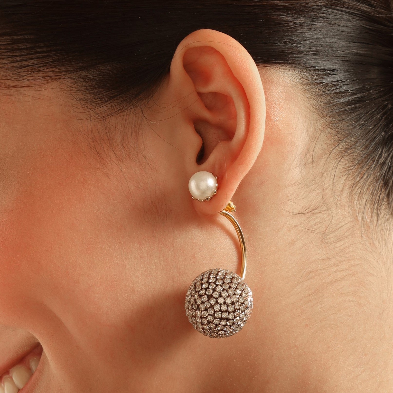 TFC Festive Stunner Pink and Gold Multi-Way Dangler Earrings-Discover daily wear gold earrings including stud earrings, hoop earrings, and pearl earrings, perfect as earrings for women and earrings for girls.Find the cheapest fashion jewellery which is anti-tarnish only at The Fun company
