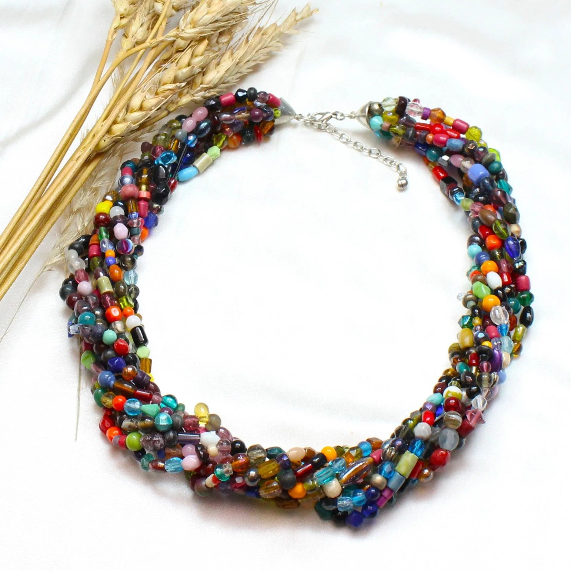 TFC Rainbow Radiance Beaded Necklace