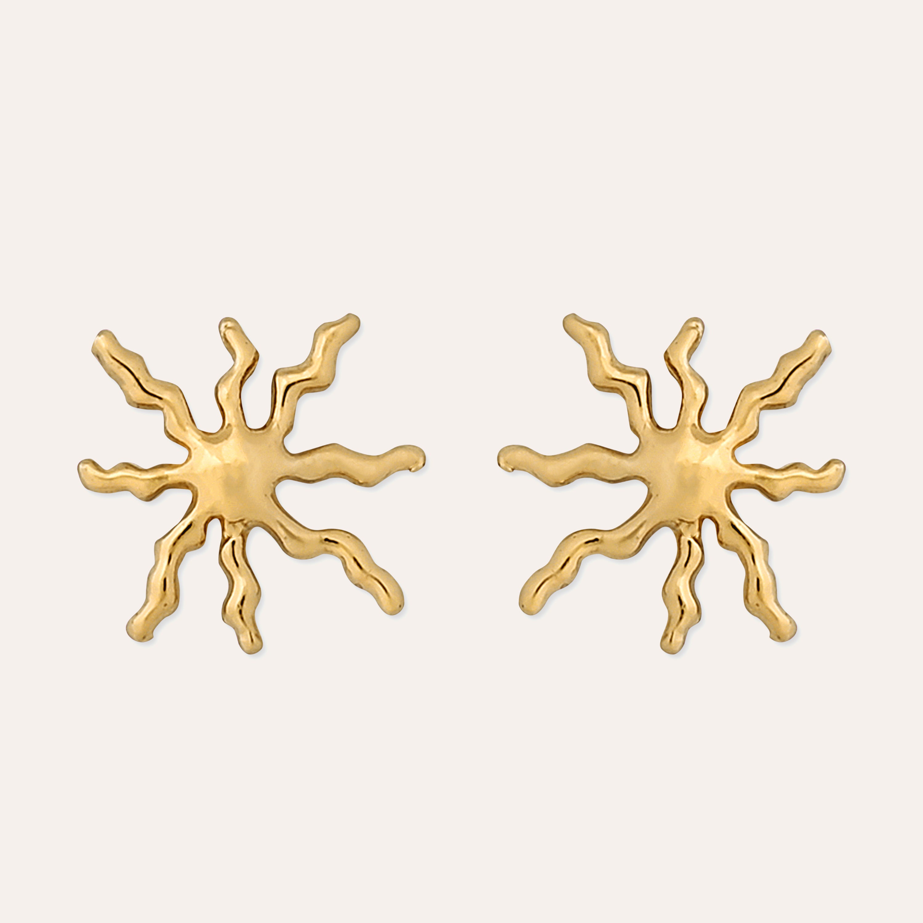 TFC Sunnyday Gold Plated Dangler Earrings-Discover daily wear gold earrings including stud earrings, hoop earrings, and pearl earrings, perfect as earrings for women and earrings for girls.Find the cheapest fashion jewellery which is anti-tarnis​h only at The Fun company