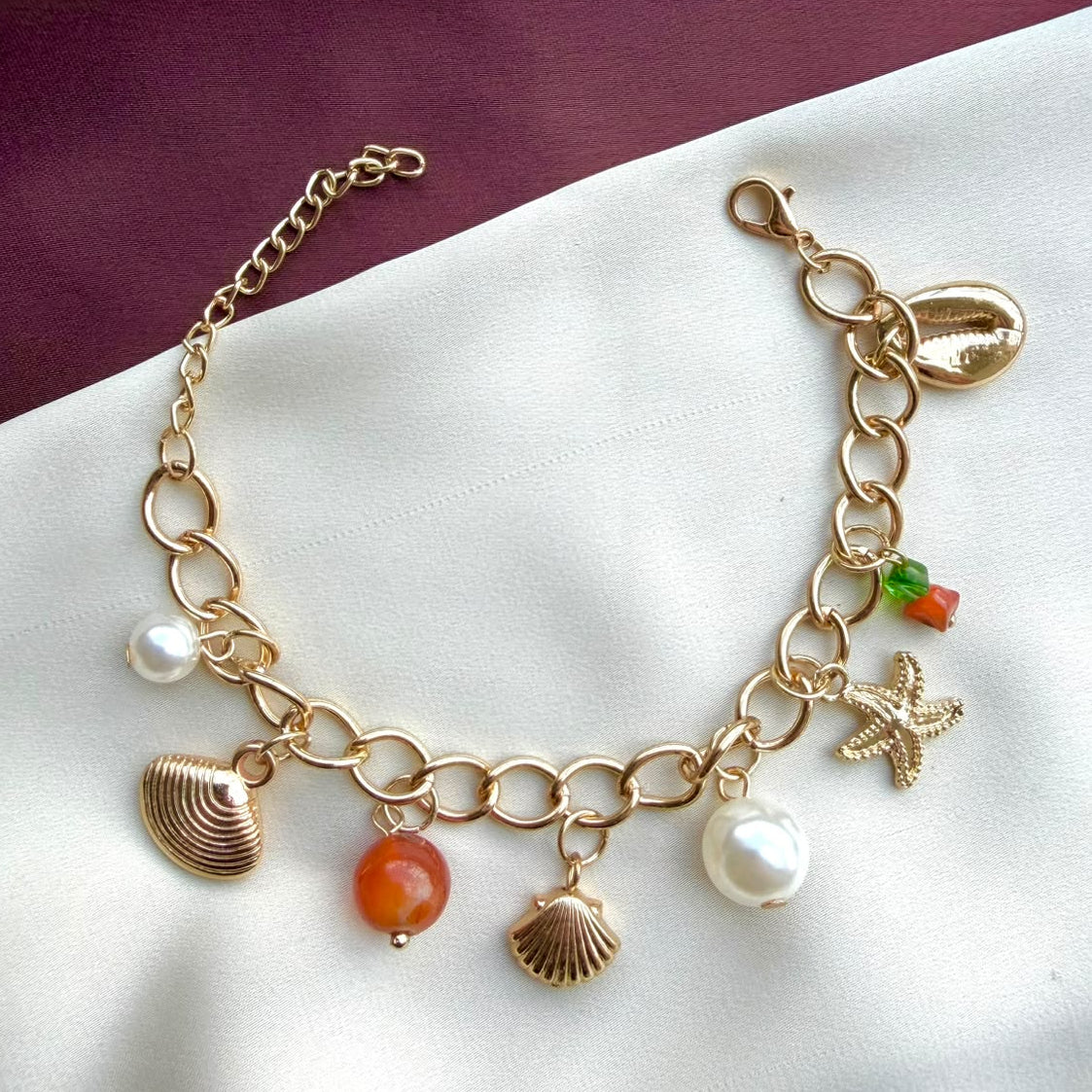 TFC Tango Star Gold Plated Chain Bracelet