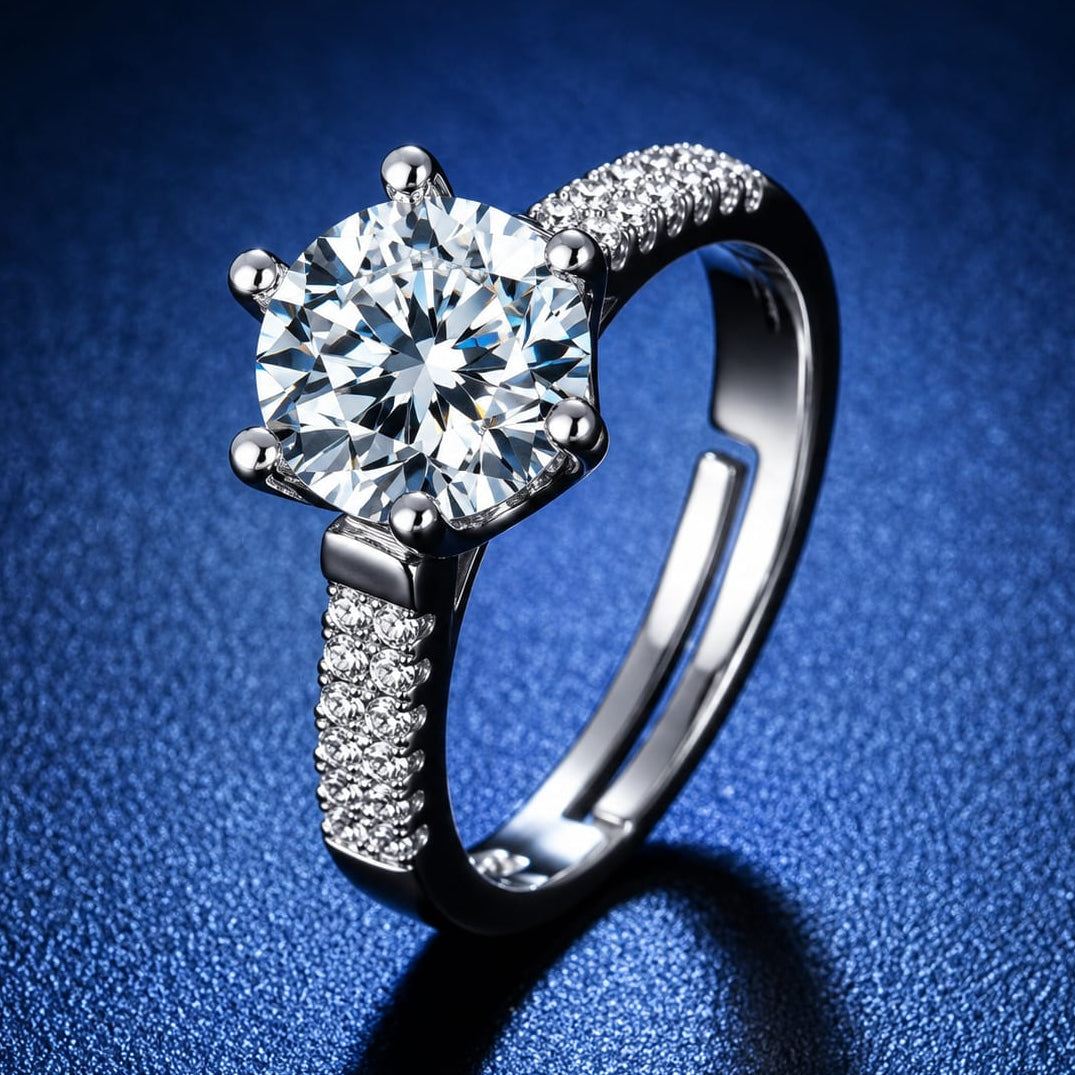 TFC Adjustable Forever Shine Stone Gold Plated Ring